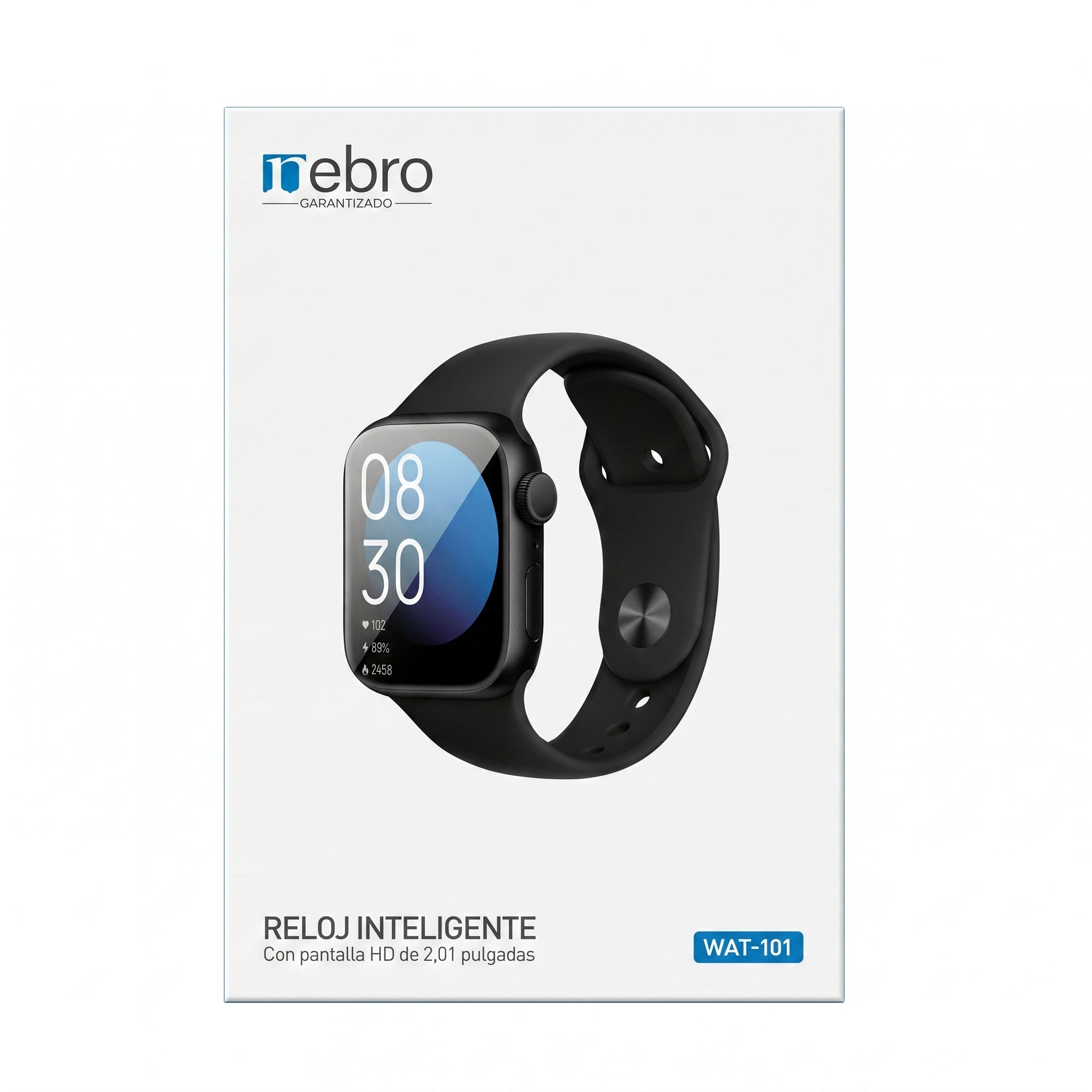 Smartwatch Reloj Inteligente Nebro WAT-101 Pantalla 2.01  Aleación Zinc Bluetooth