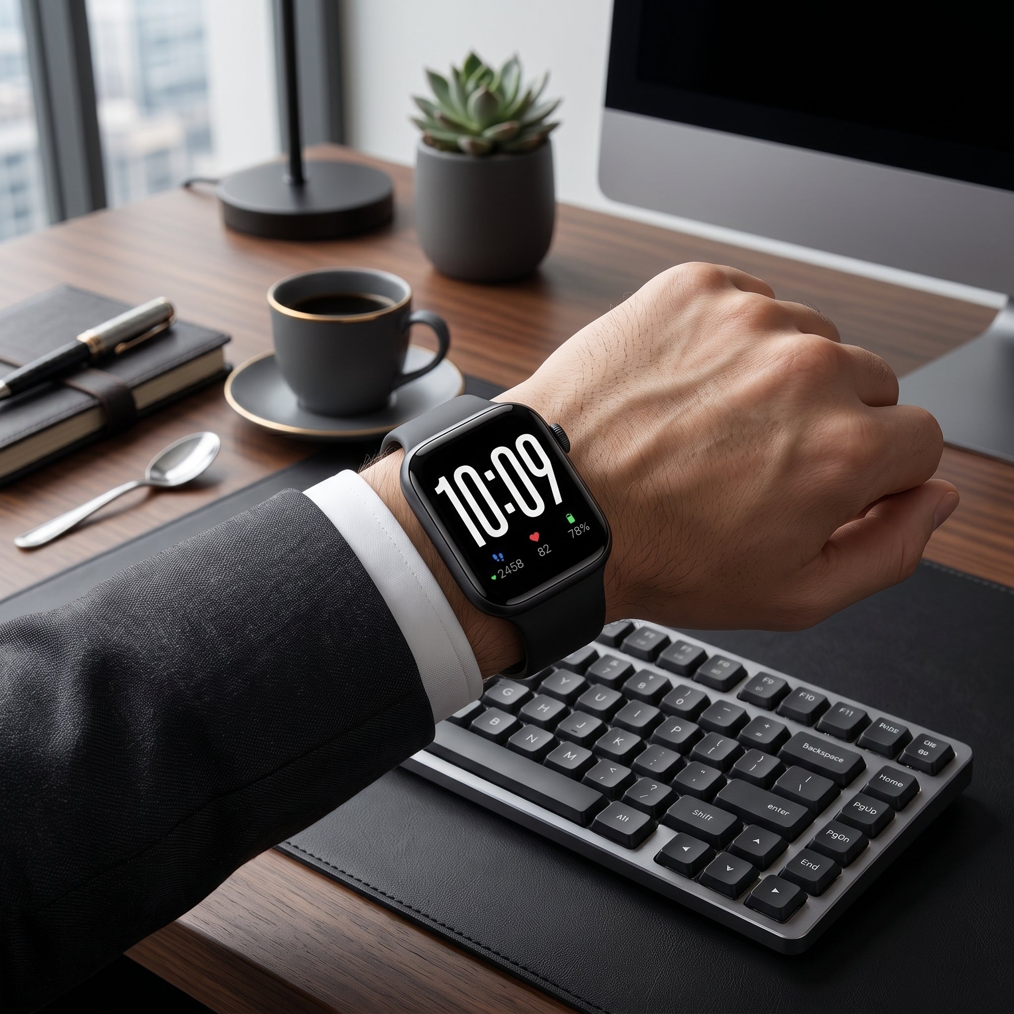Smartwatch Reloj Inteligente Nebro WAT-101 Pantalla 2.01  Aleación Zinc Bluetooth