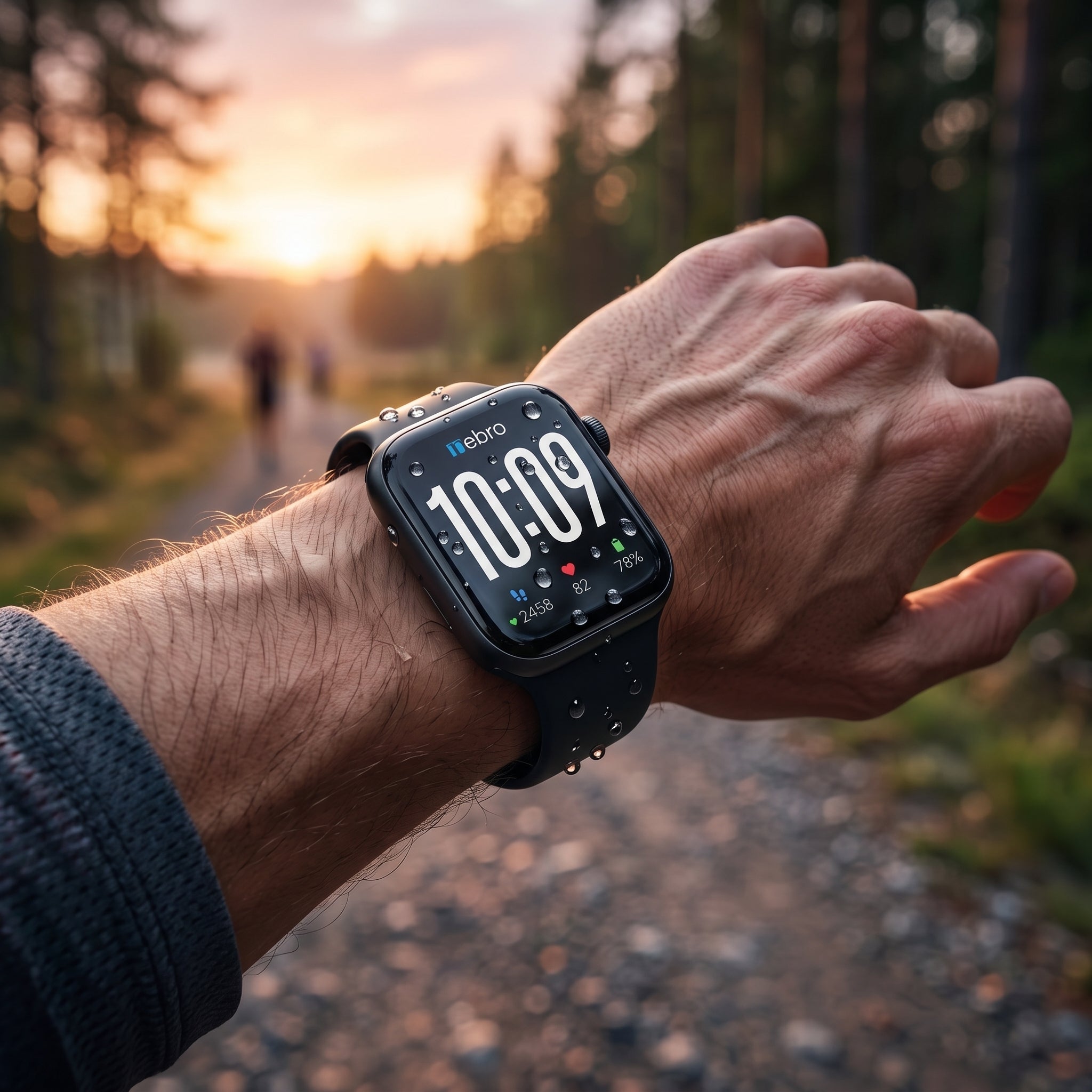 Smartwatch Reloj Inteligente Nebro WAT-101 Pantalla 2.01  Aleación Zinc Bluetooth