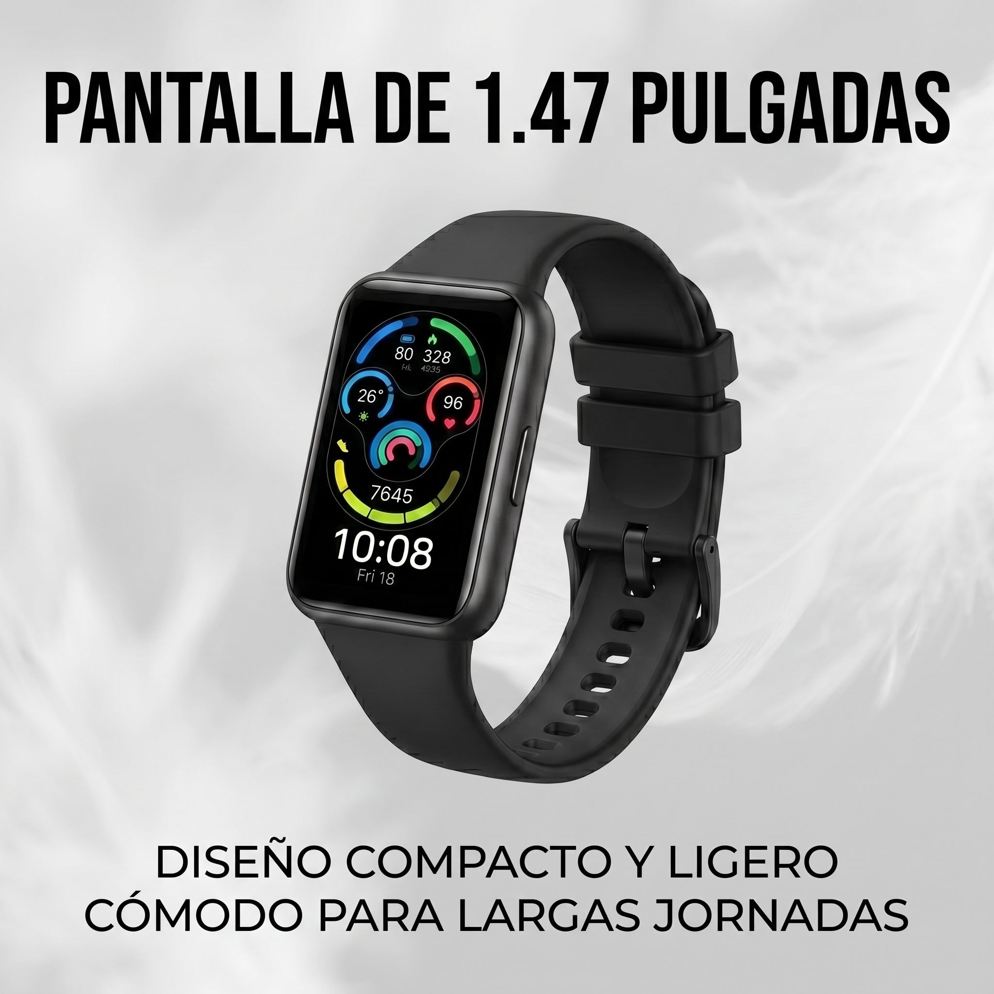 Smartwatch Reloj Inteligente Nebro WAT-102 Pantalla 1.47 IP67 Bluetooth