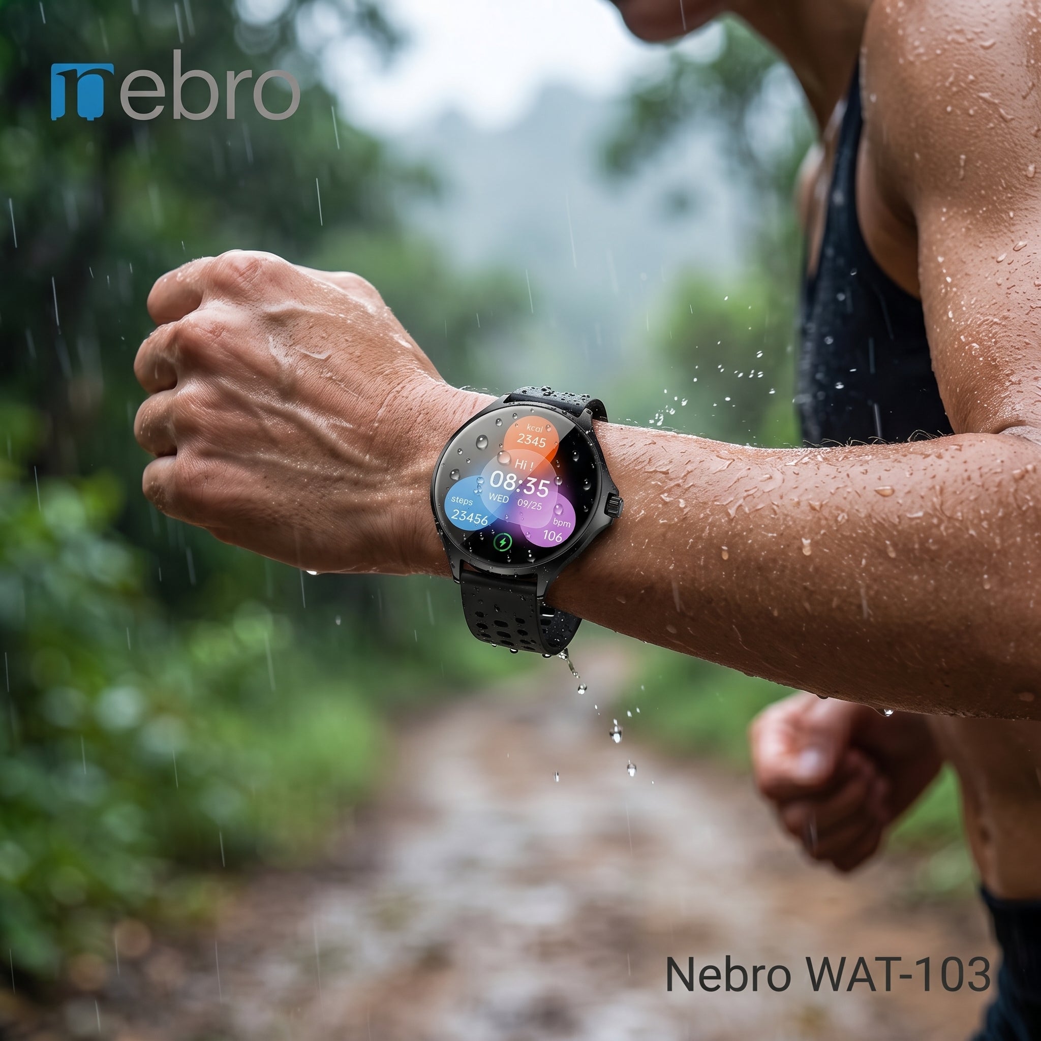 Smartwatch Reloj inteligente Nebro WAT-103 Pantalla 1.7 Bluetooth