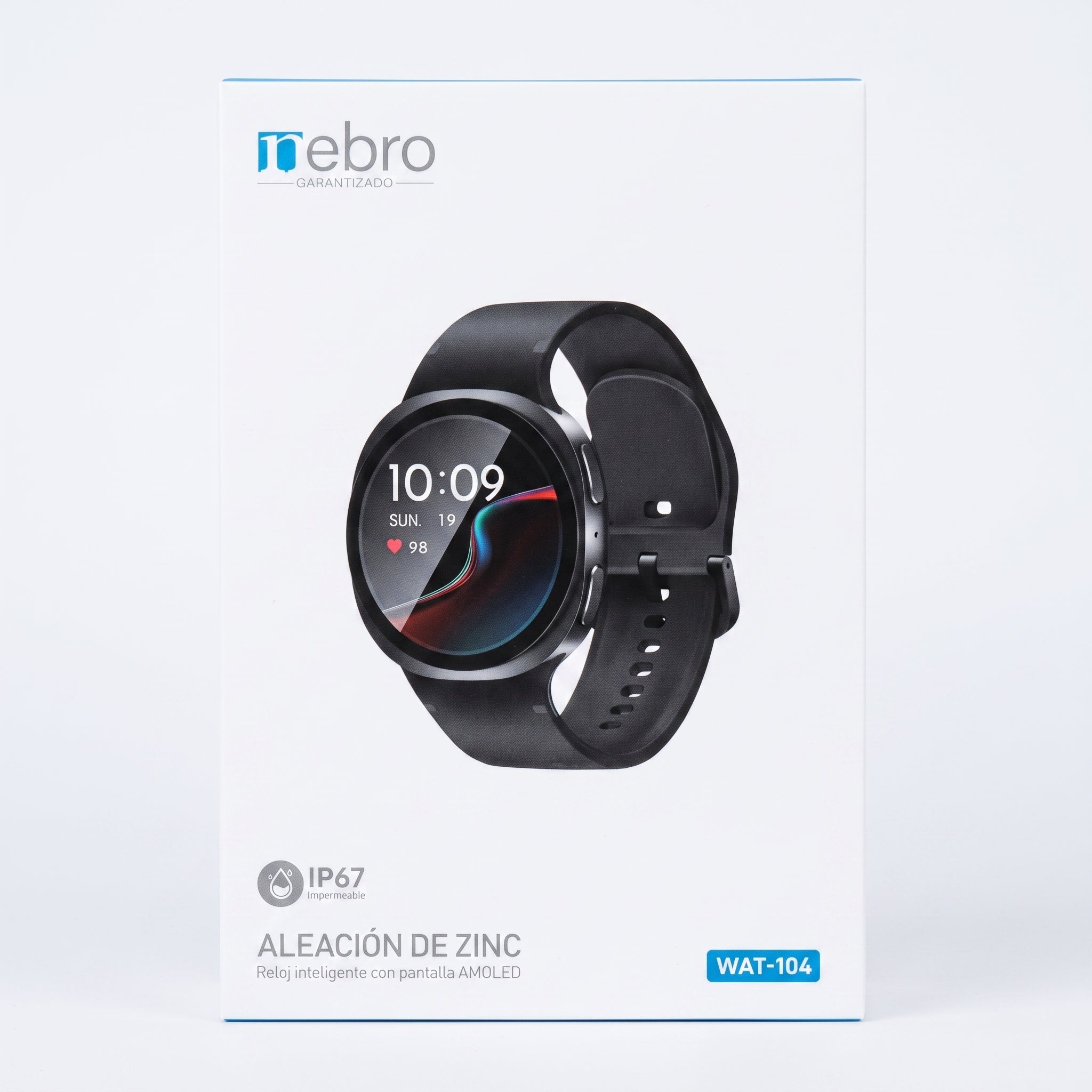 Smartwatch Reloj Inteligente Nebro WAT-104 Pantalla de 1.43 Aleación de Zinc Bluetooth