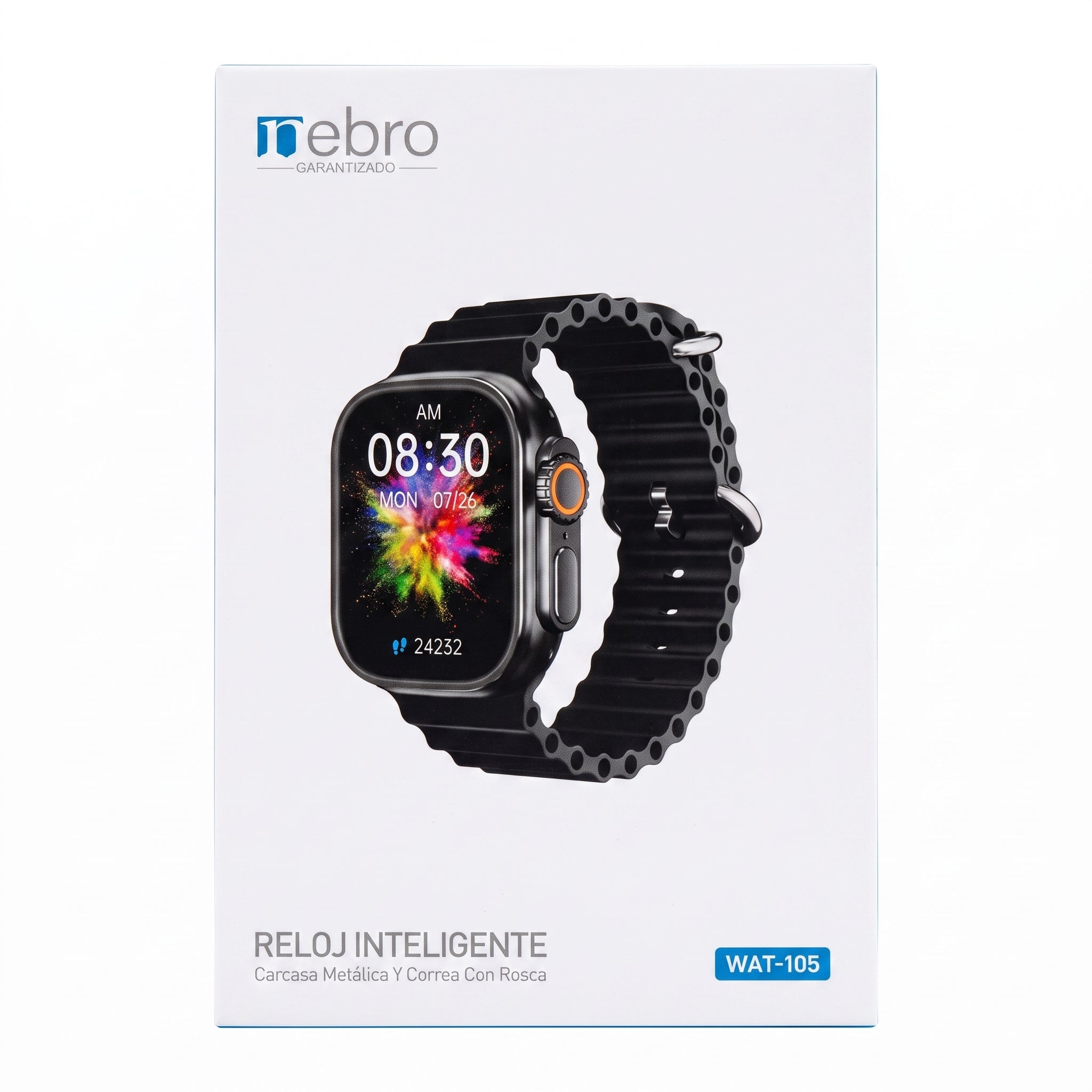 Smartwatch Reloj Inteligente Nebro WAT-105 Pantalla 2.01 Bluetooth