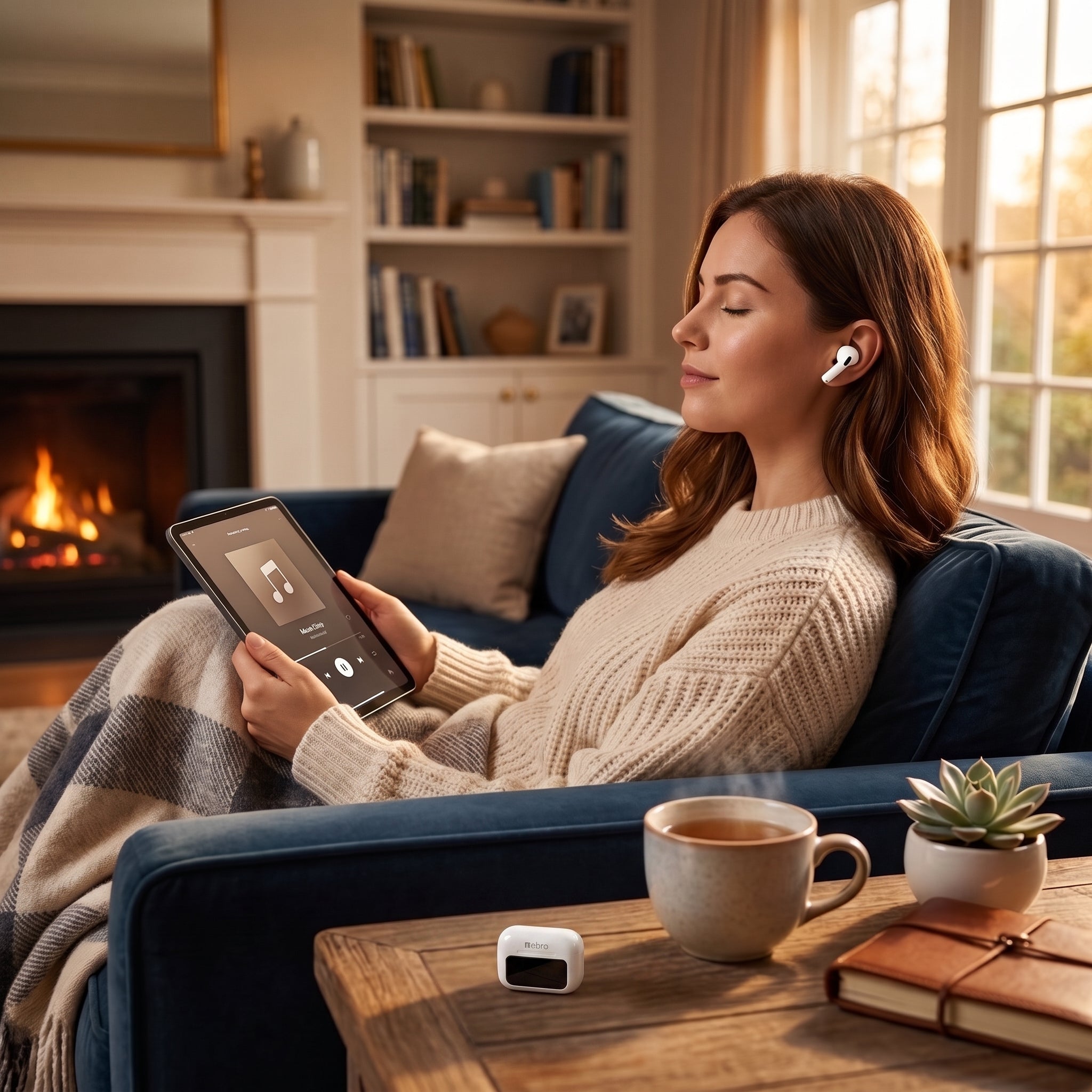 Audifonos Nebro WE-523 Estuche Pantalla Sonido HiFi Bluetooth 5.3