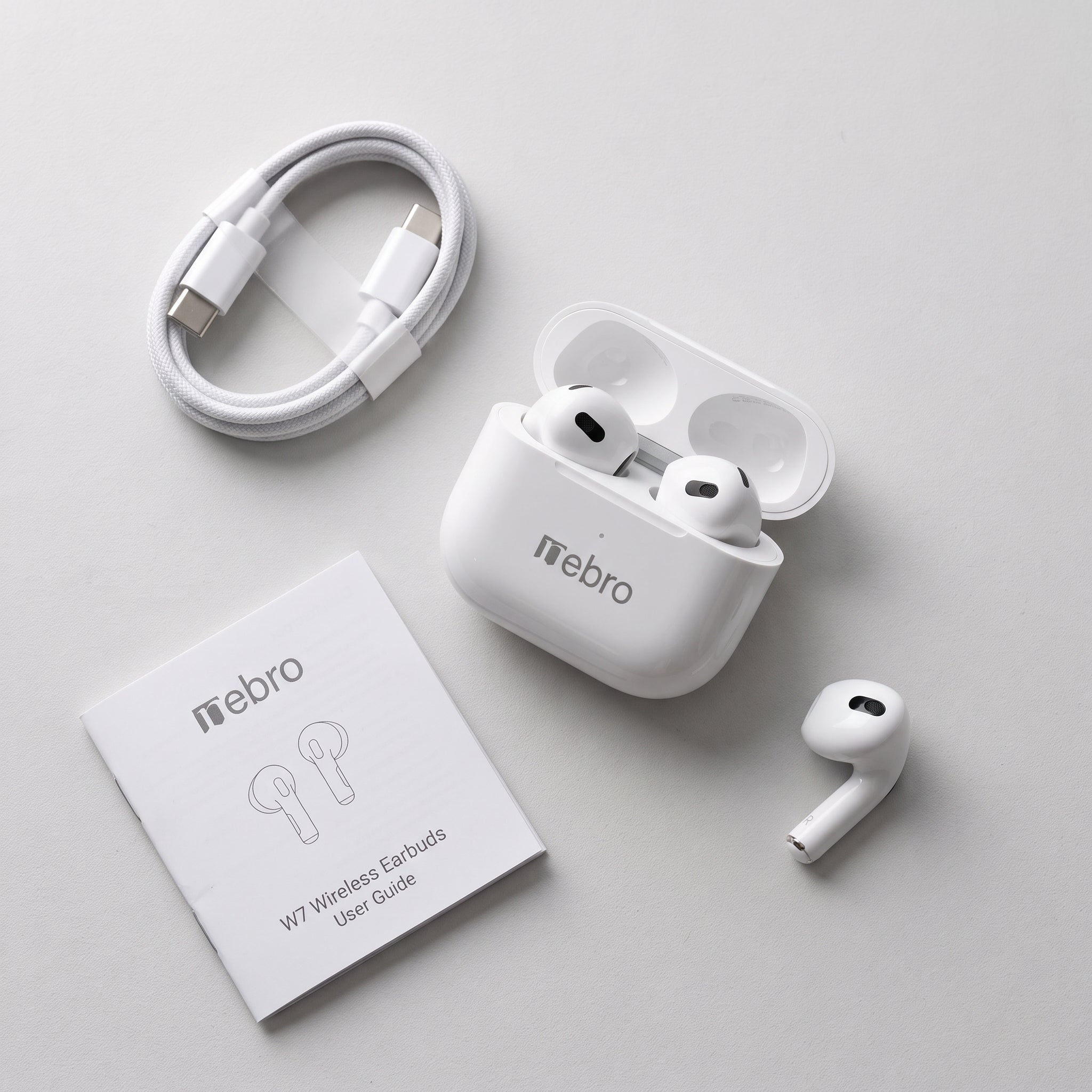Audífonos Inalámbricos Nebro-W7: HiFi Y Control Tactil