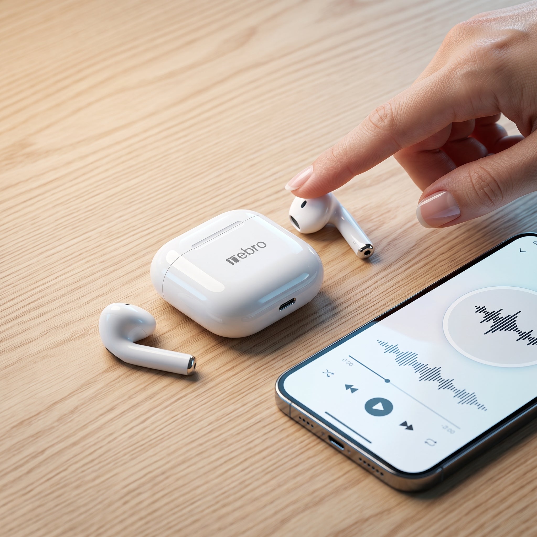 Audífonos Inalámbricos Nebro-W7: HiFi Y Control Tactil