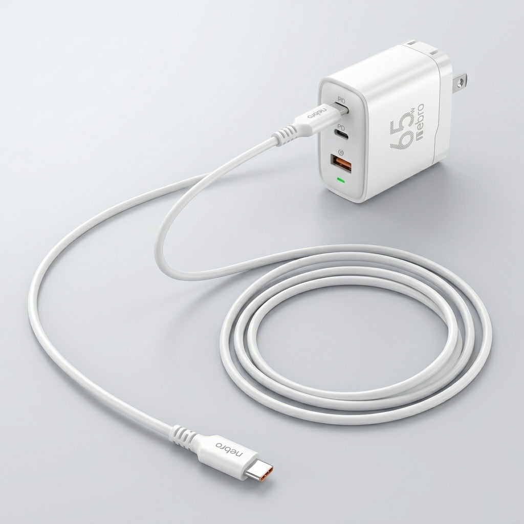 Cargador GaN 65W Nebro VGA-056T