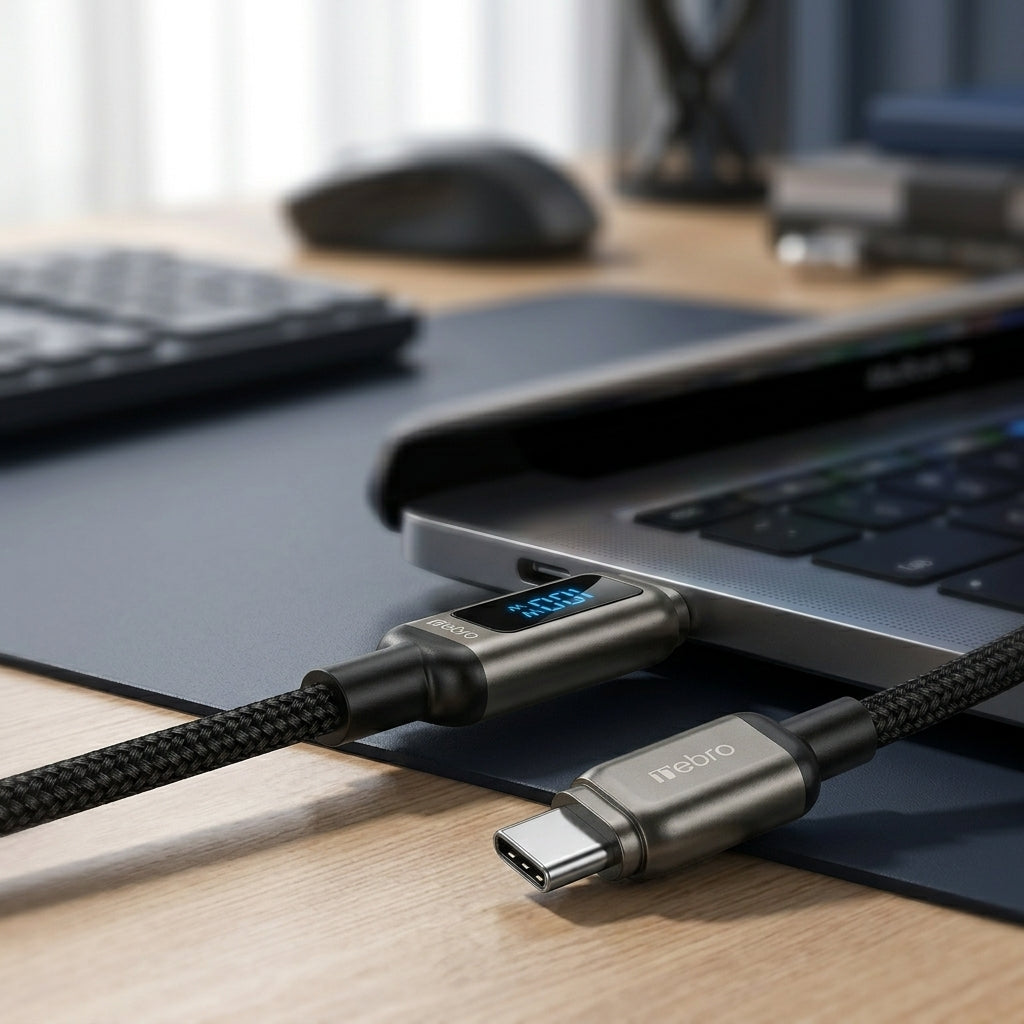 Cable de Carga Tipo-C a Tipo-C 100W Nebro WD-309TT