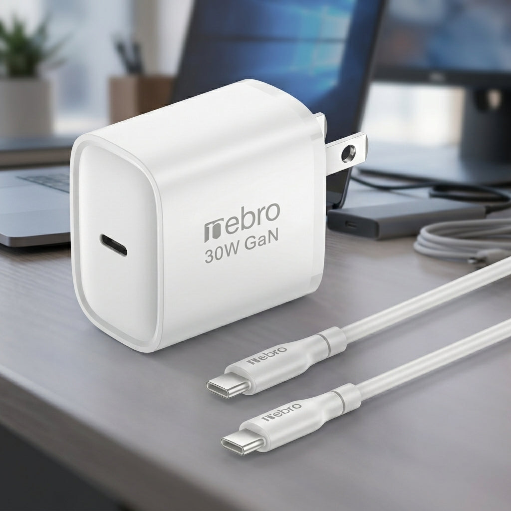Cargador GaN 30W Nebro VGA-053T