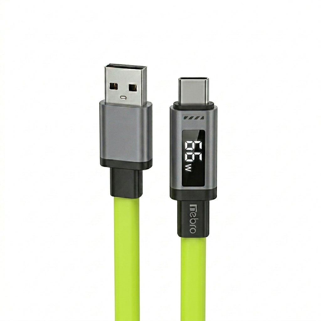 Cable USB-A a USB-C Nebro WD-302T 1.2 Metros Carga Rápida 2.4A