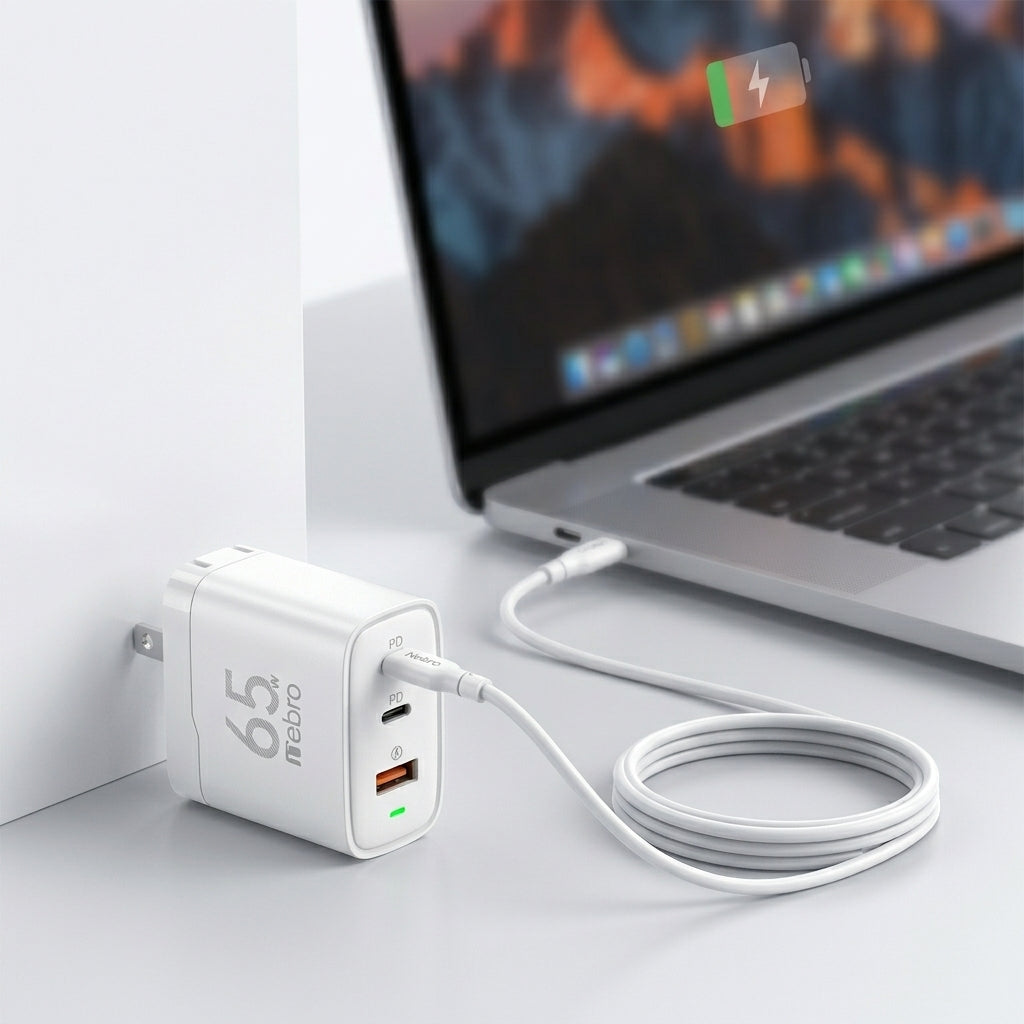 Cargador GaN 65W Nebro VGA-056T