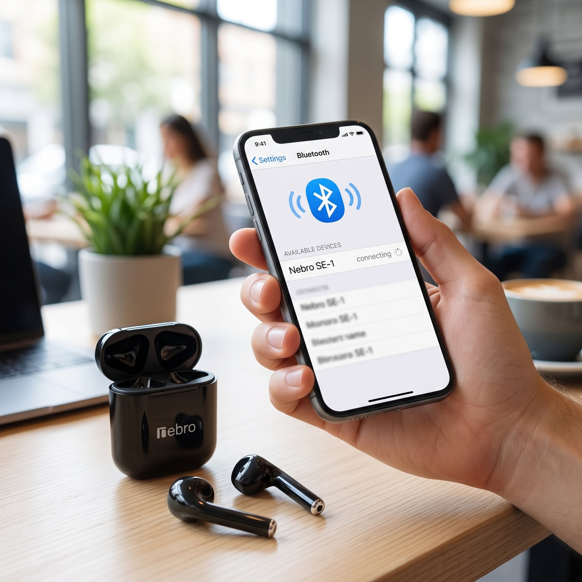 Audífonos Inalámbricos Nebro SE-1 Bluetooth 5.3 Ecualizador Sonido HiFi