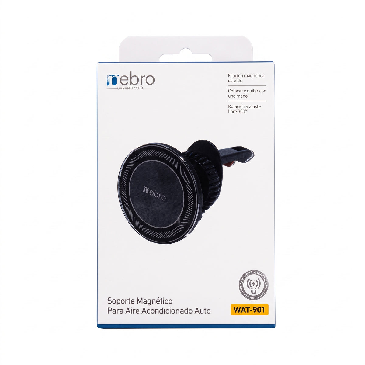 Soporte Magnético Nebro WAT-901 para Aire Acondicionado de Auto con Giro de 360°