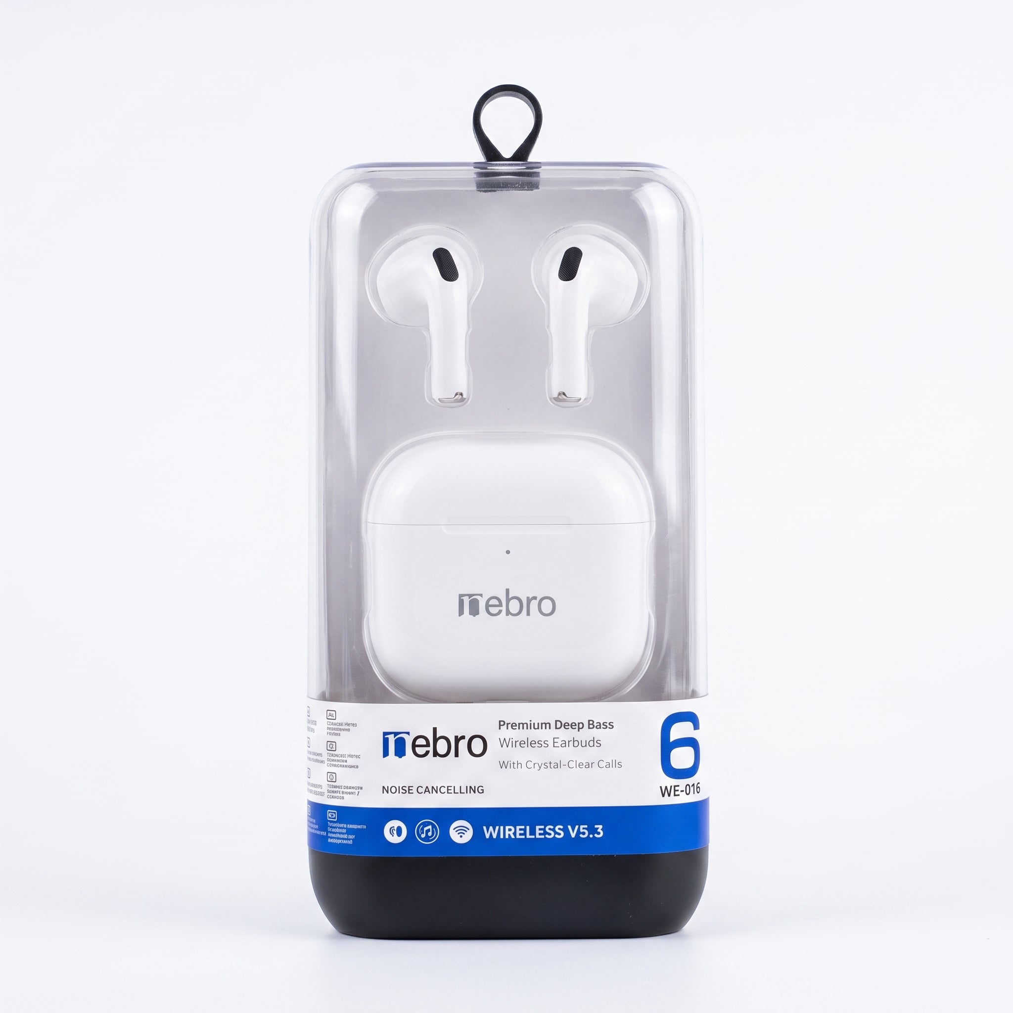 Audífonos Inalámbricos In Ear Nebro WE-016 Bluetooth Premium ANC