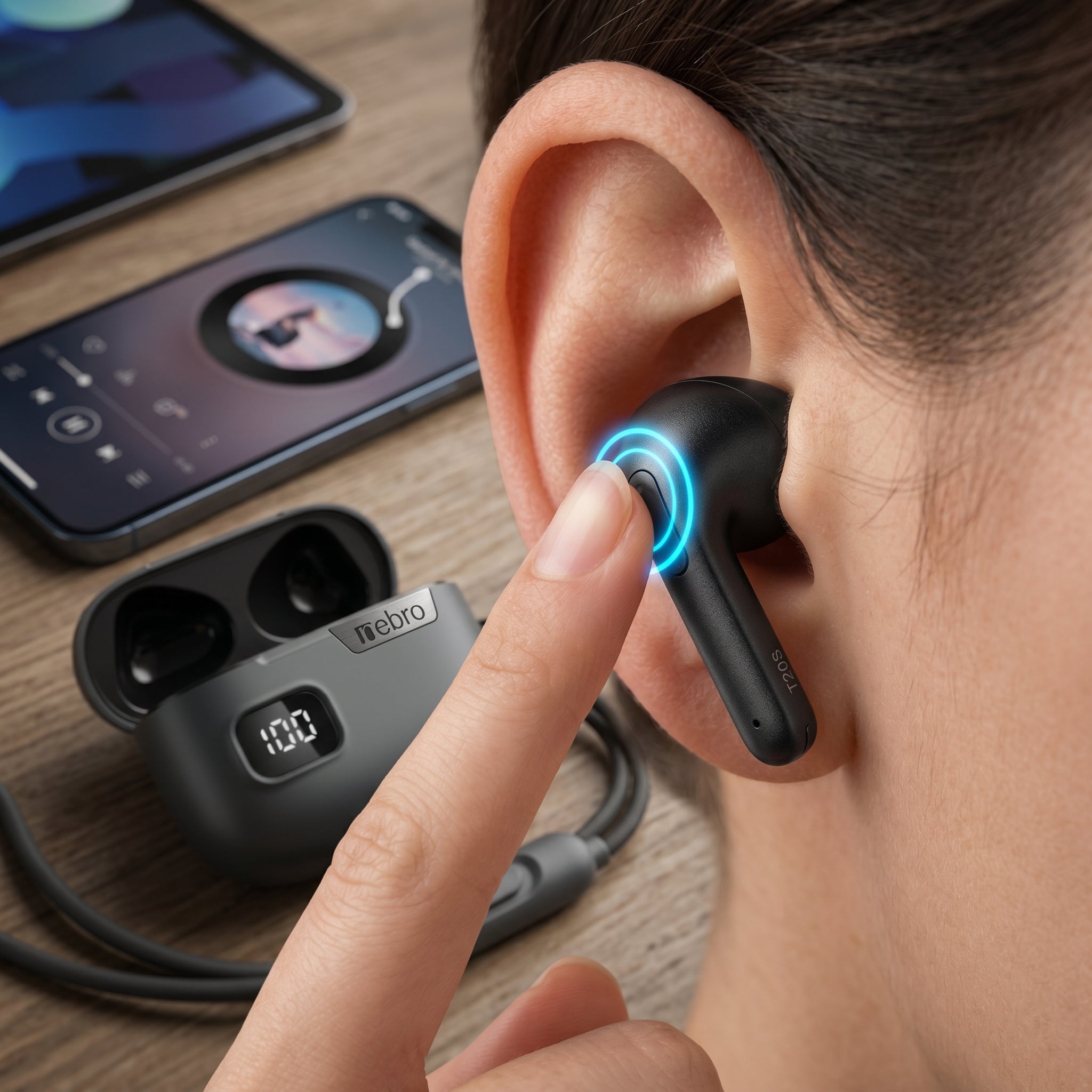 Audífonos Bluetooth TWS NEBRO T20S Bluetooth 53