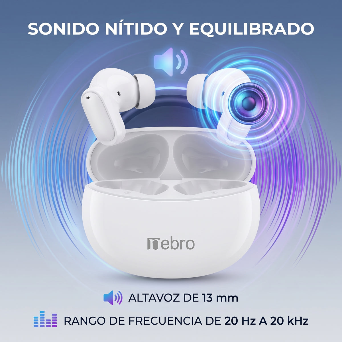 Audífonos Bluetooth Nebro T42