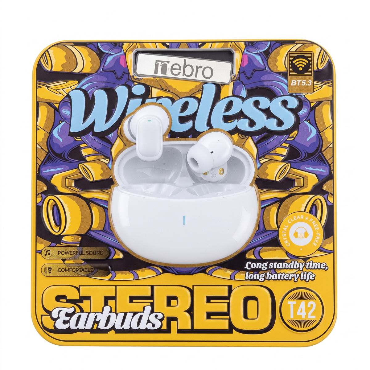 Audífonos Bluetooth Nebro T42