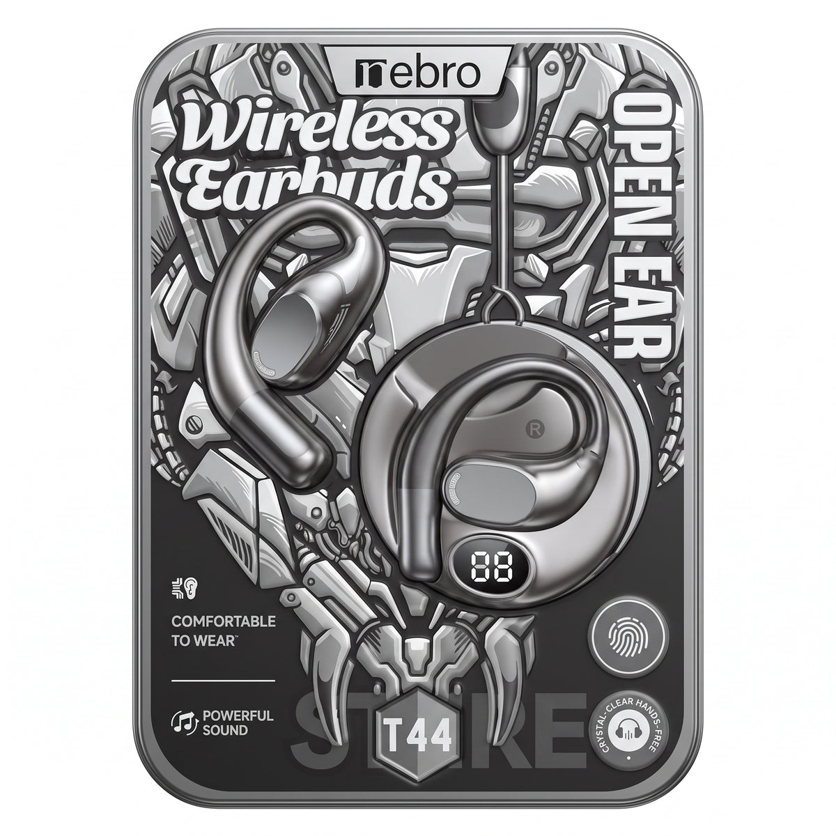 Audífonos Open Ear Nebro T44 Bluetooth 5.3