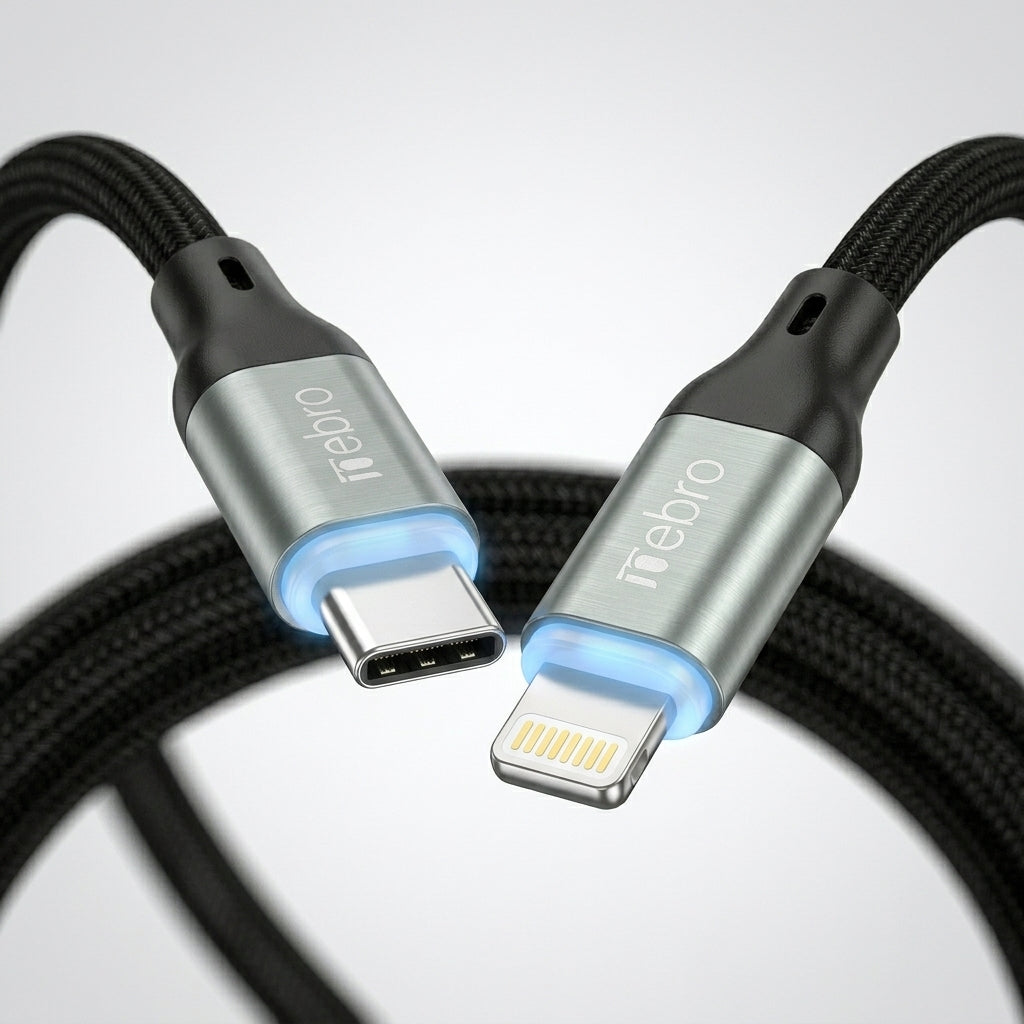 Cable Tipo-C a Lightning Trenzado Nebro WD-301TL