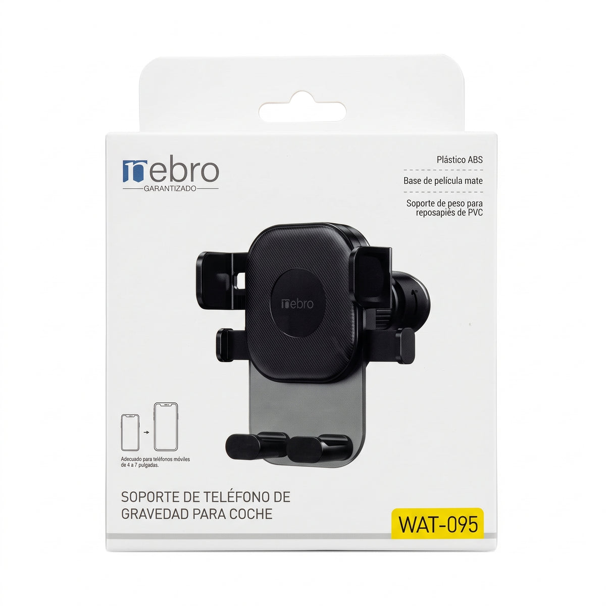 Soporte para Celular Nebro WAT-095 Giro de 360° Diseño Triangular Estable