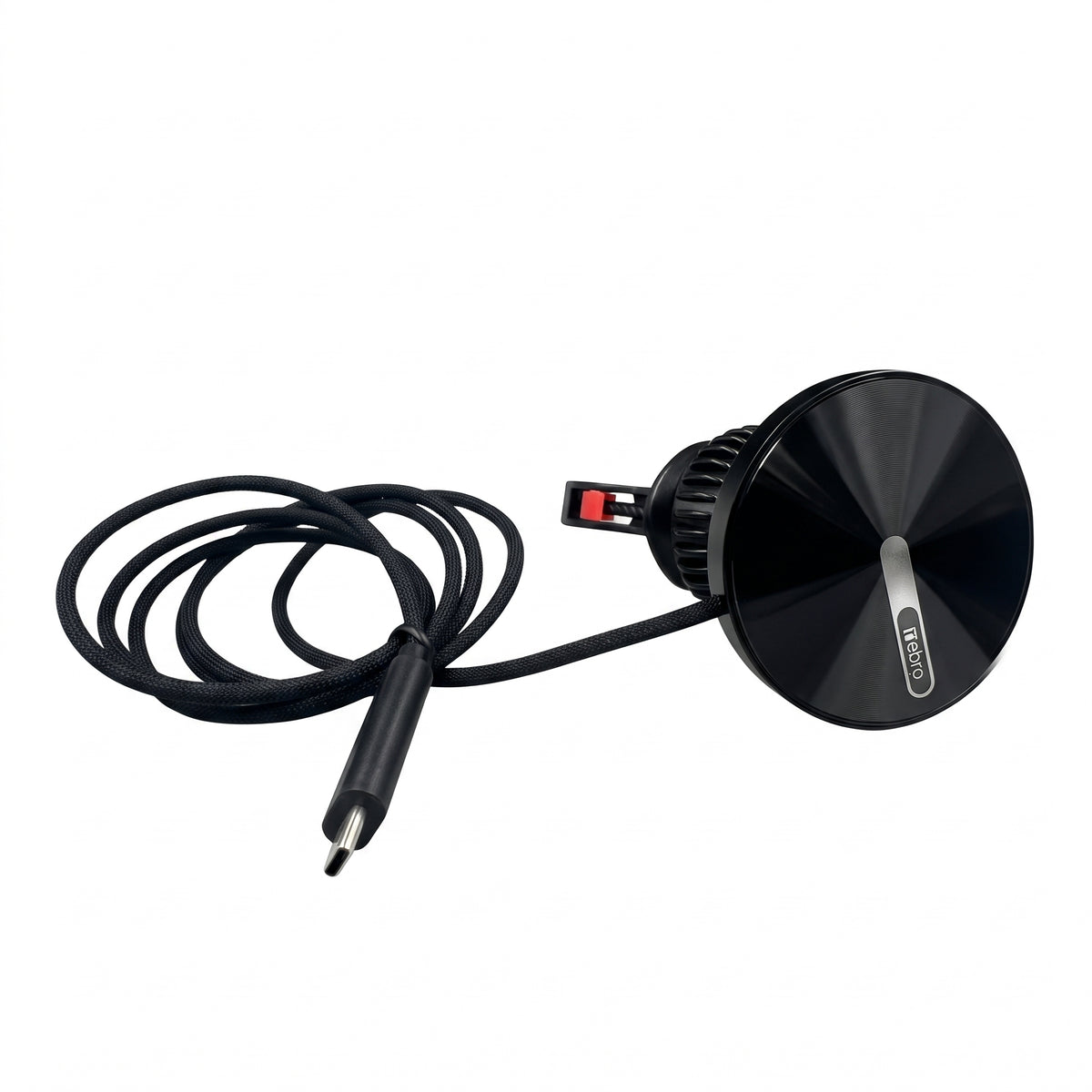 Soporte Magnético para Coche Nebro WAT-906 con Carga de 25W Rotación de 360° Cable Tipo C