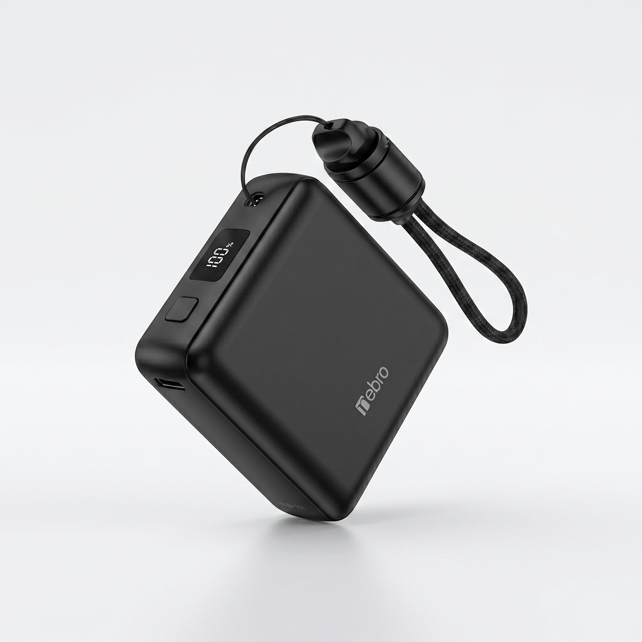 Power Bank Nebro WB-151 1000mAh 37Wh Puertos: Salida iP / USB-C