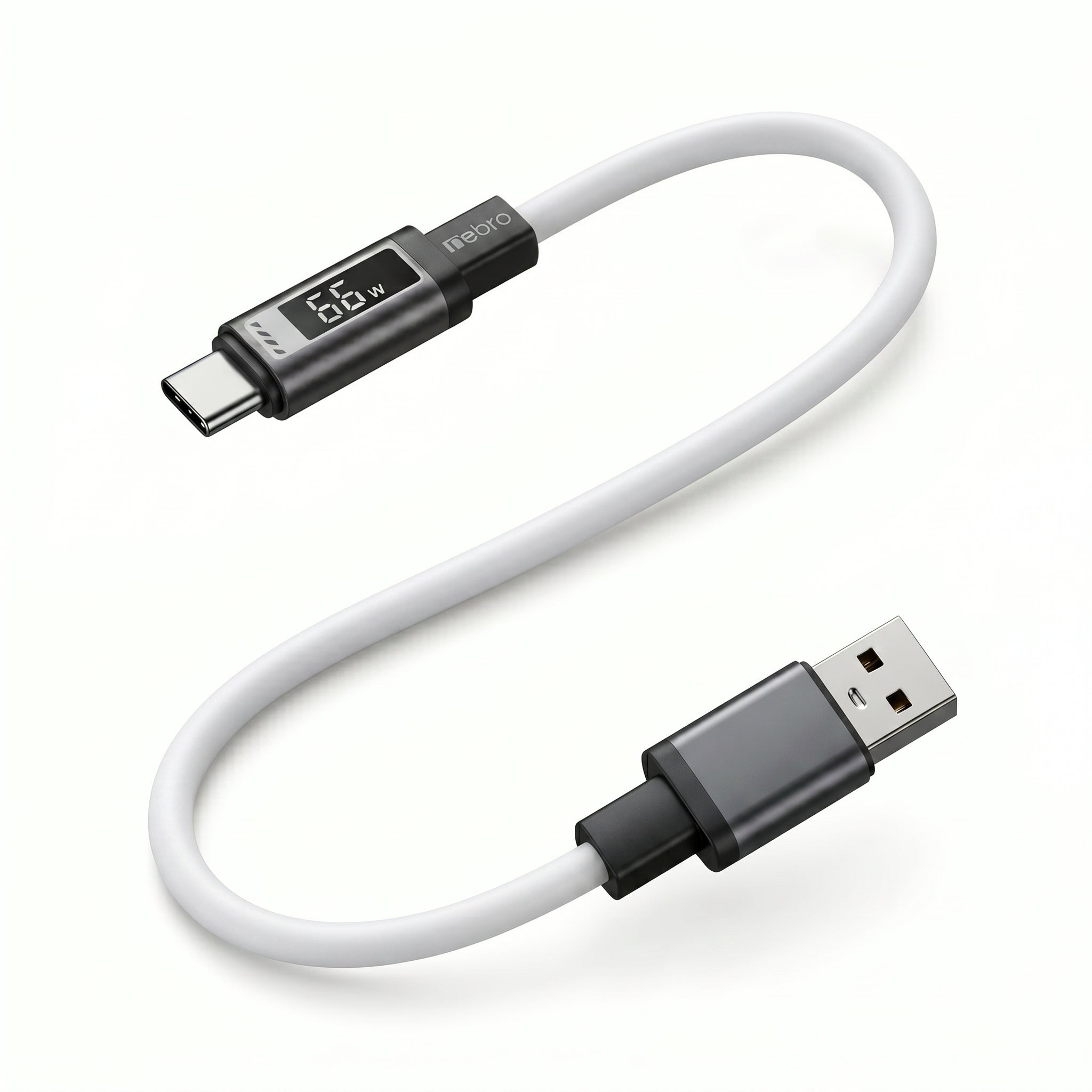 Cable USB-A a USB-C Nebro WD-302T 1.2 Metros Carga Rápida 2.4A