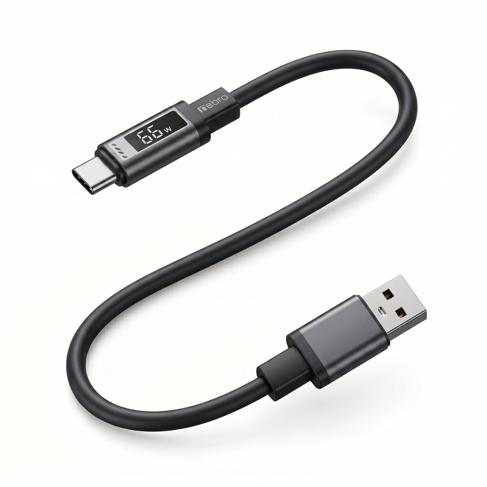 Cable USB-A a USB-C Nebro WD-302T 1.2 Metros Carga Rápida 2.4A