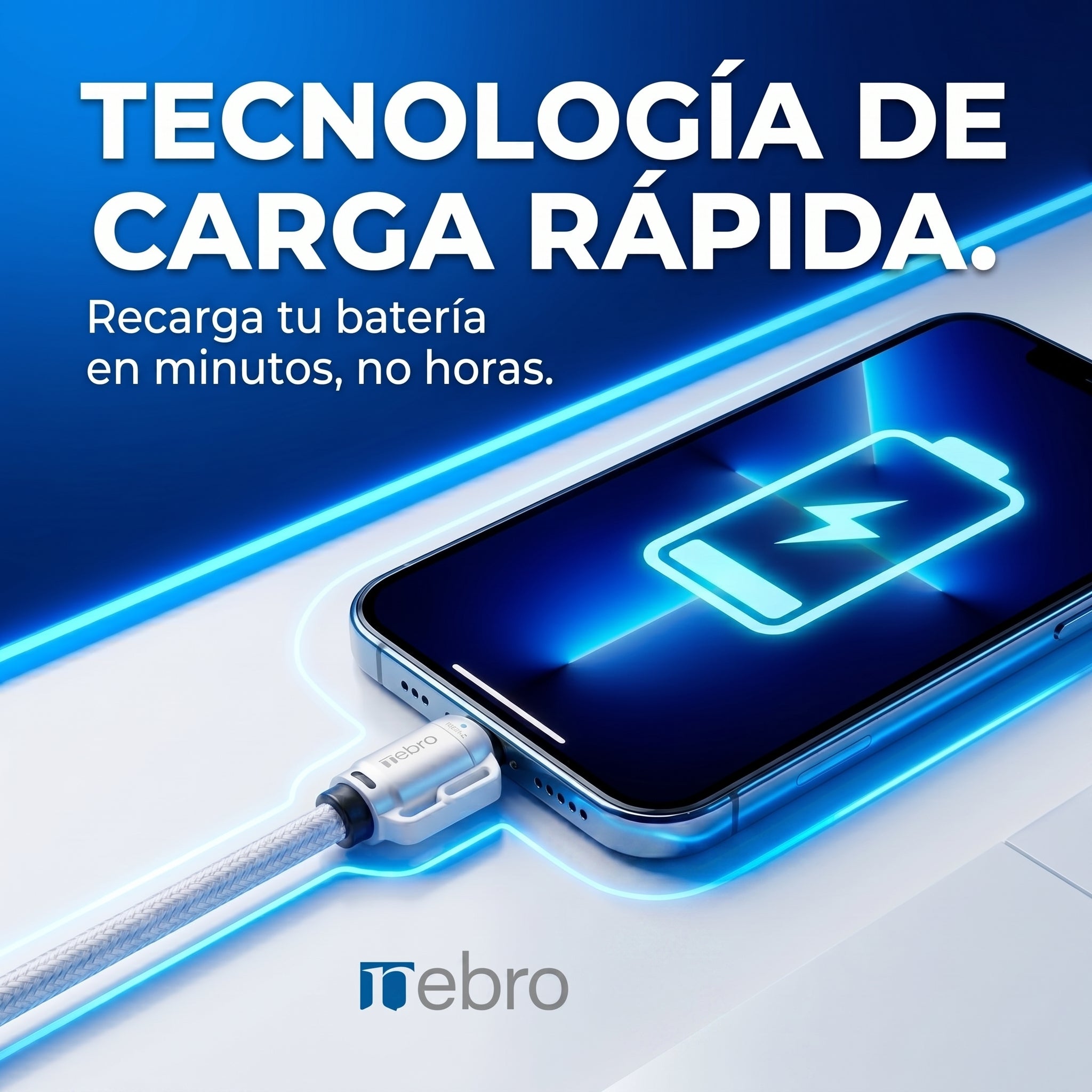 Cable 4 en 1 NEBRO WD307 carga rápida 27W