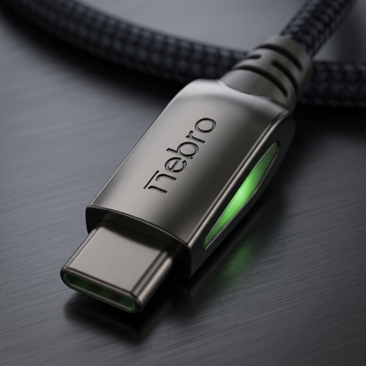 Cable USB C a USB C NEBRO WD-336 Carga Ultrarrápida 240W Silicona 1.5 Mts