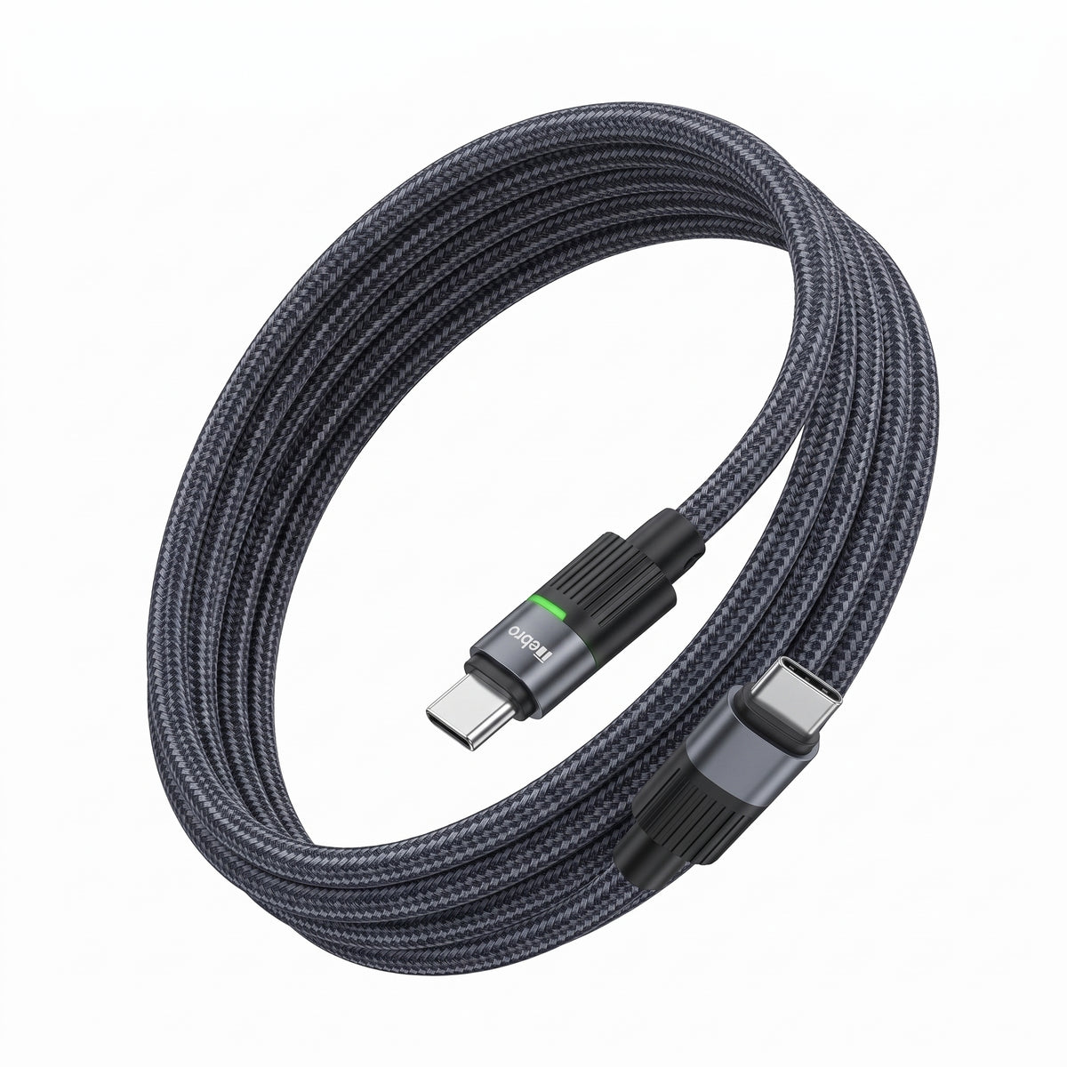 Cable de Carga Rápida Nebro WD-341 65W Tipo-C a Tipo-C Aleación de Zinc