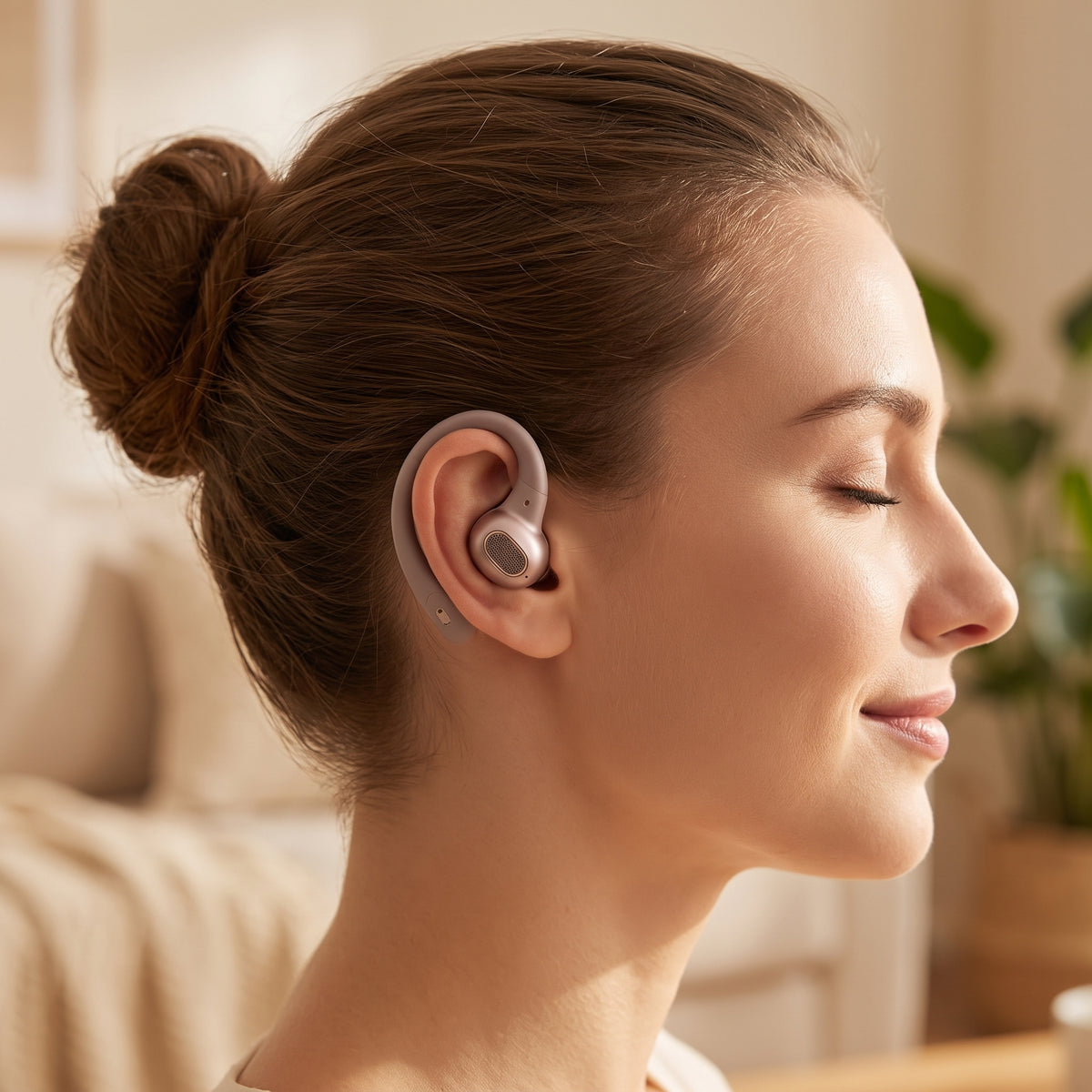 Audífonos Inalámbricos Nebro WE-522 Open Ear Bluetooth 5.4 Sonido HiFi