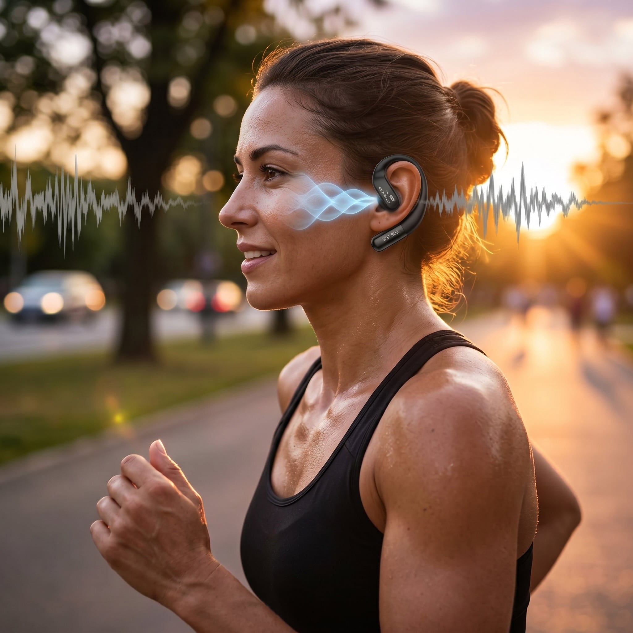 Audífonos Bluetooth OWS NEBRO WE505 Silicona Reducción Ruido Bluetooth 54