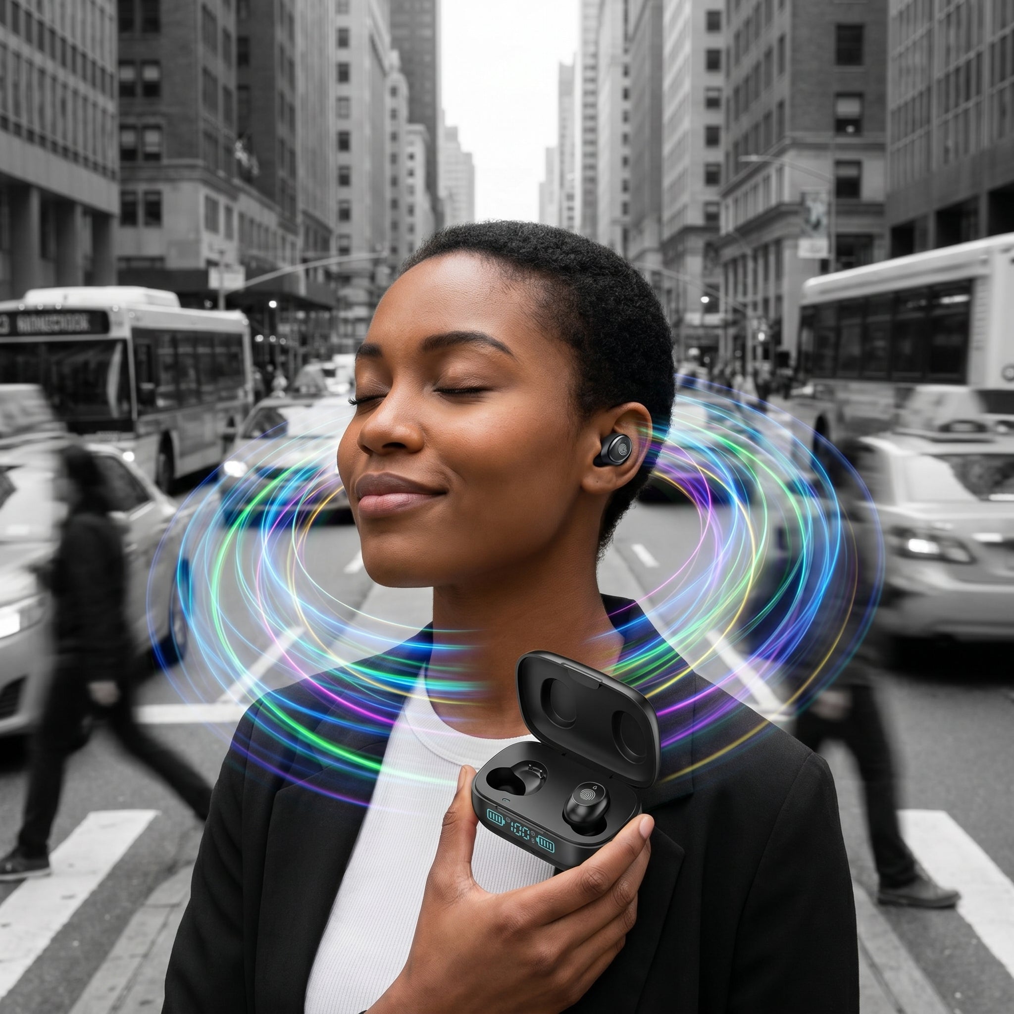 Audífonos Bluetooth NEBRO WET26 Bluetooth 53 Cancelación Ruido