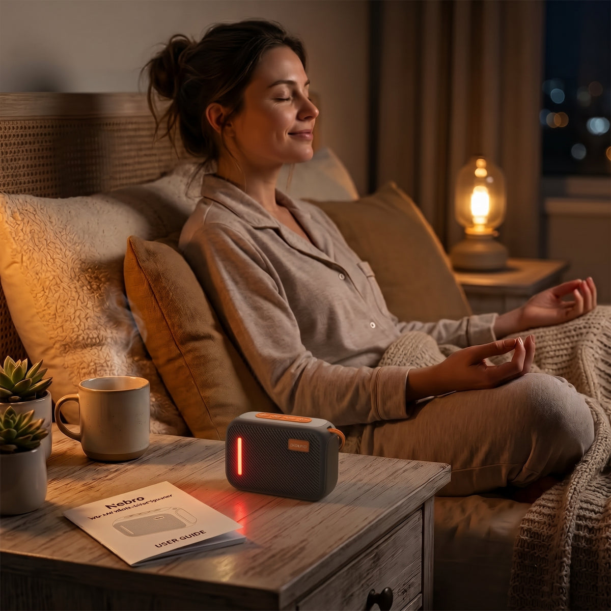 Bocina Inalámbrica Nebro WG-186 8W Bluetooth 5.3 Sonido Envolvente 360°