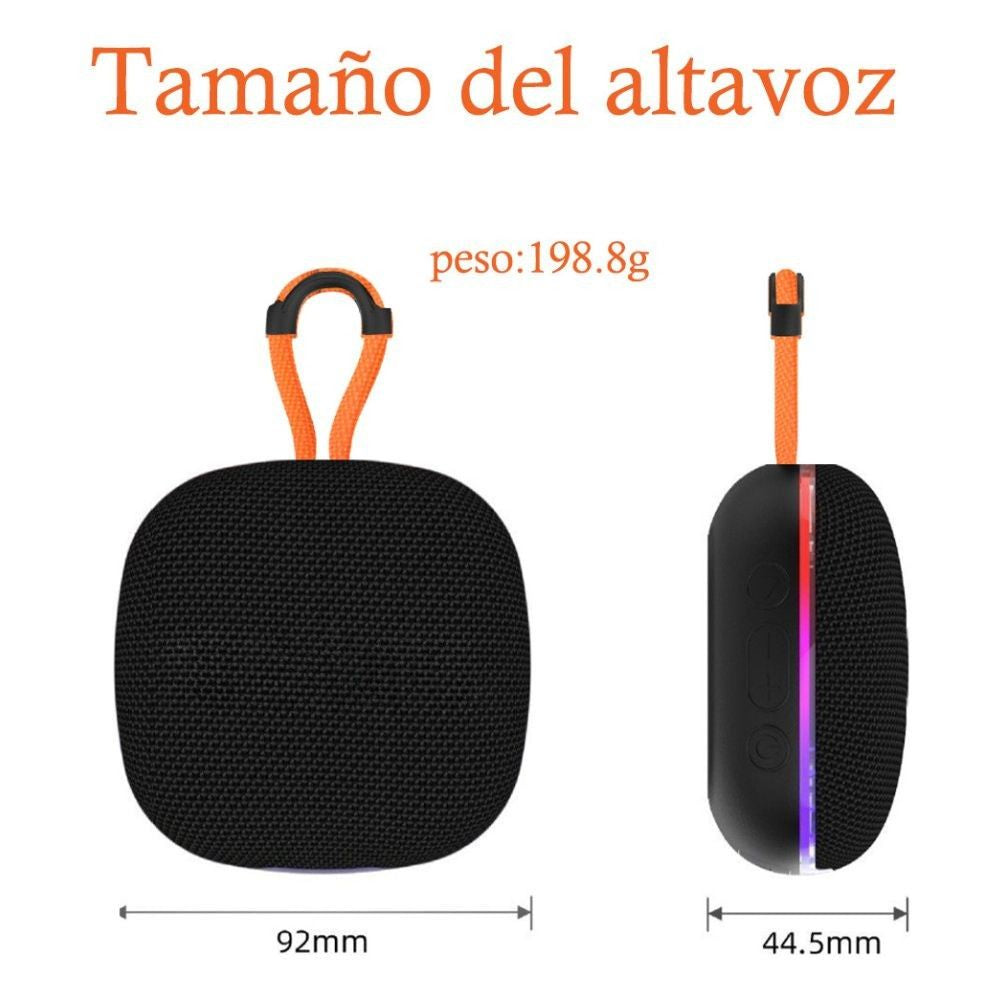 Mini Bocina Nebro 10W 2X5W 1200mAh Bluetooth recargable USB TWS WG-191