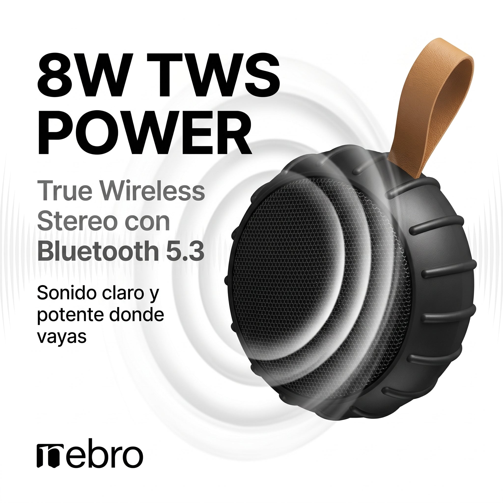 Bocina Bluetooth TWS NEBRO WG132 Bluetooth 53 8W