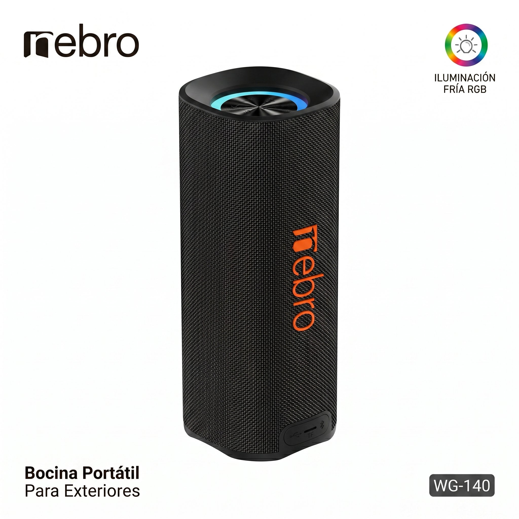 Bocina Bluetooth NEBRO WG140 Bluetooth 53 50W IPX4