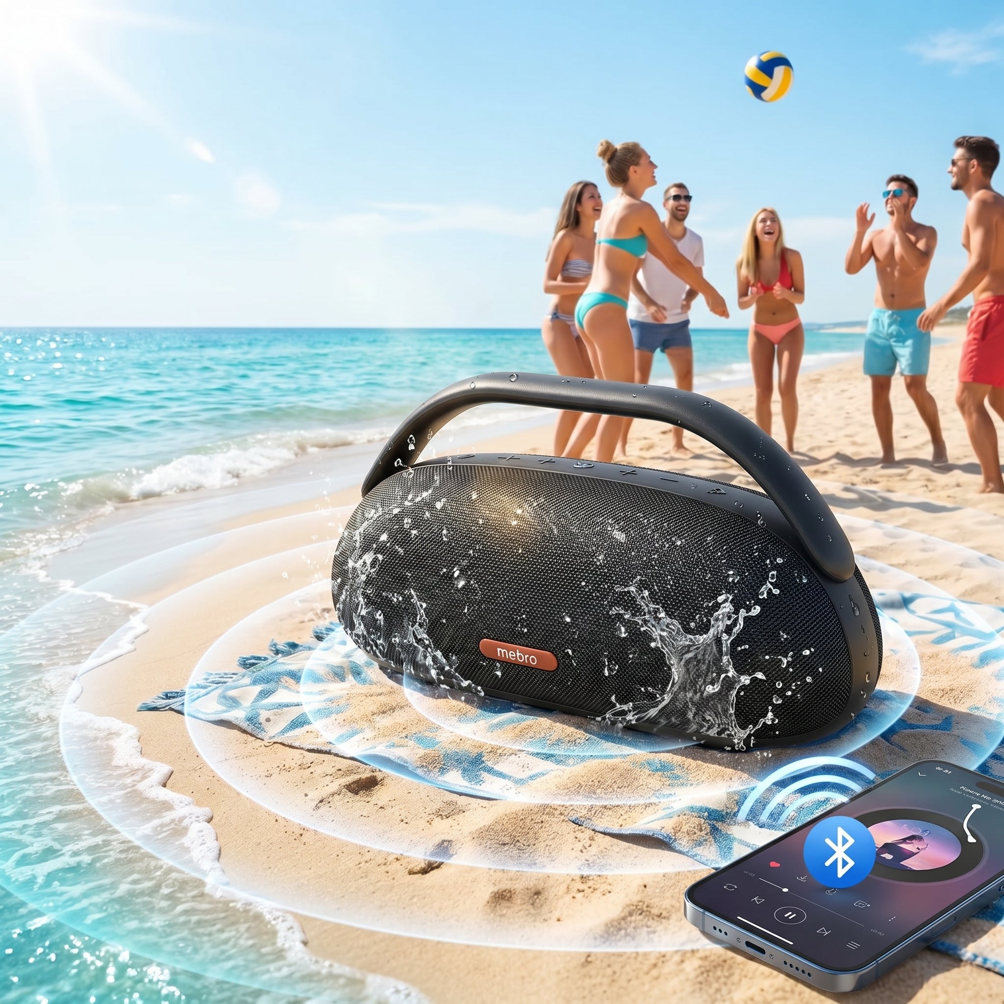 Bocina Bluetooth TWS NEBRO WG141 Bluetooth 53 120W IPX4