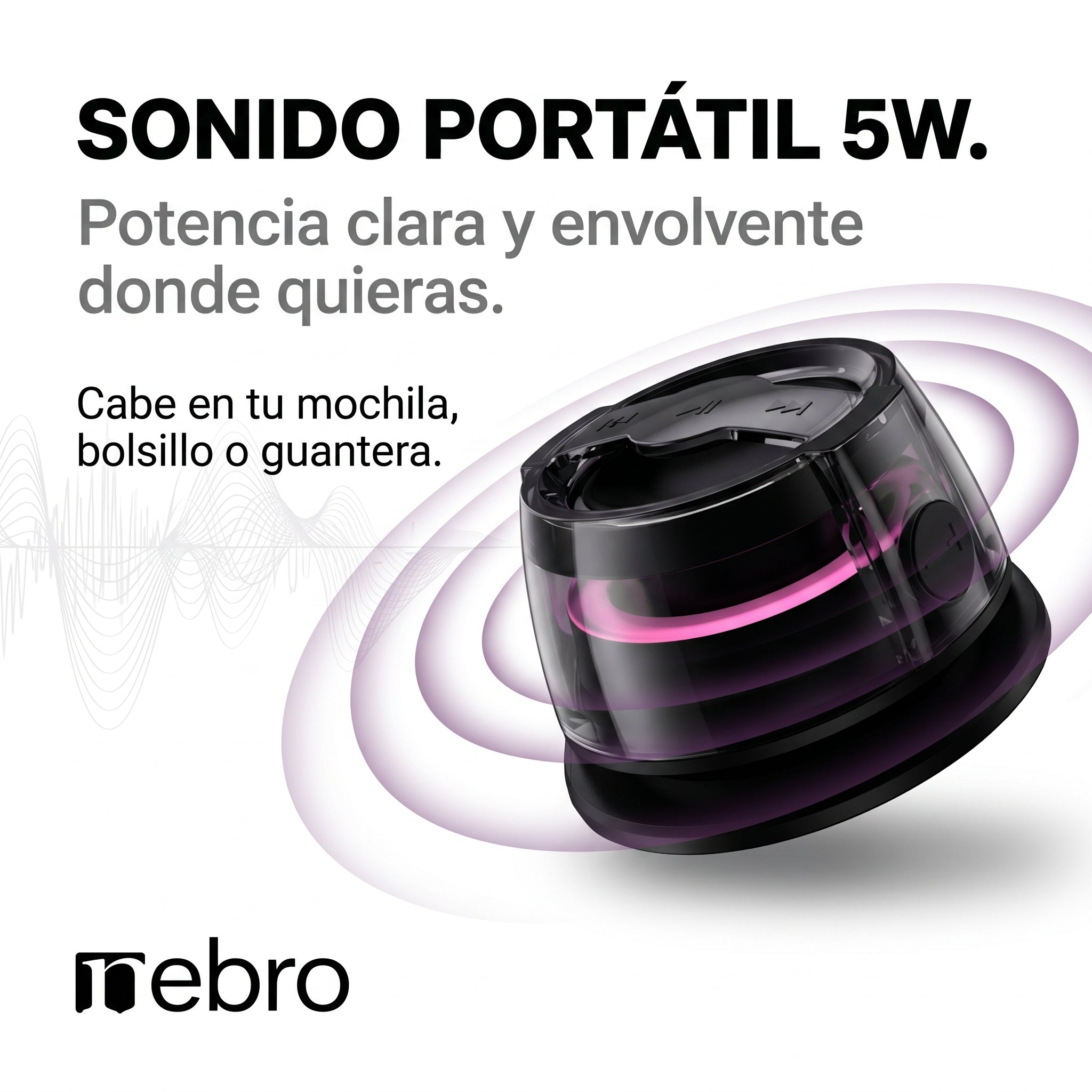 Bocina Bluetooth NEBRO WG150 5W