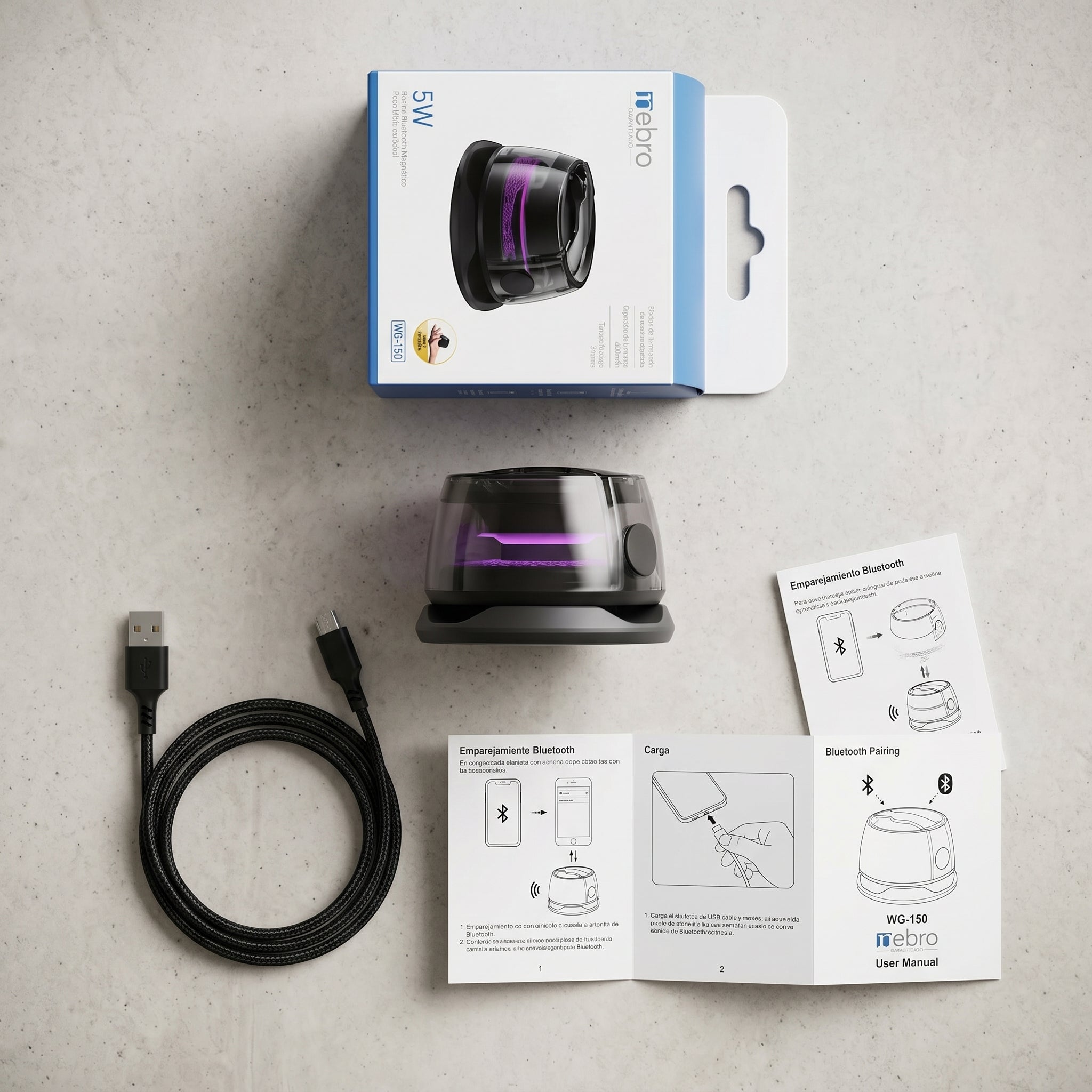 Bocina Bluetooth NEBRO WG150 5W