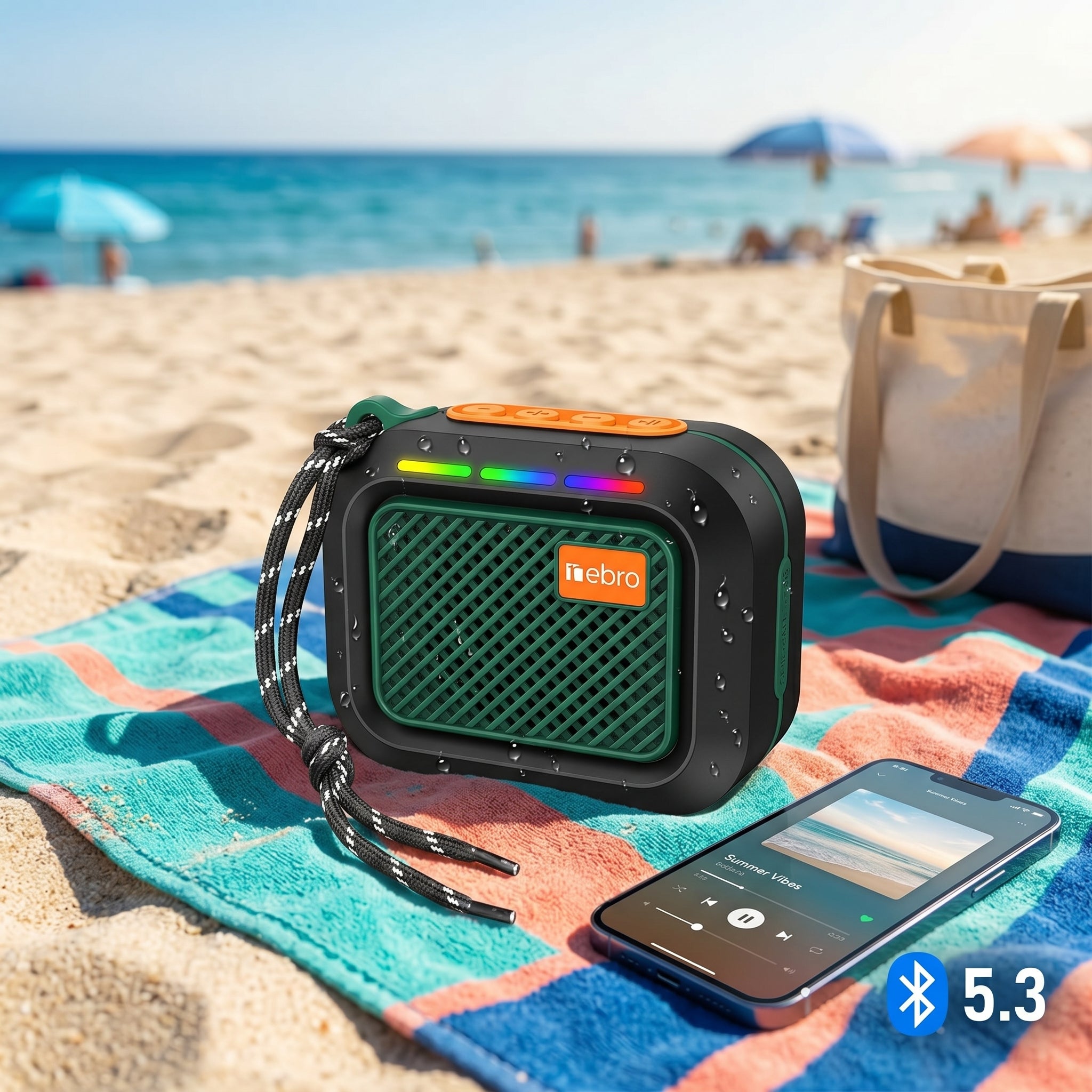Bocina Bluetooth NEBRO WG184 Bluetooth 53 8W
