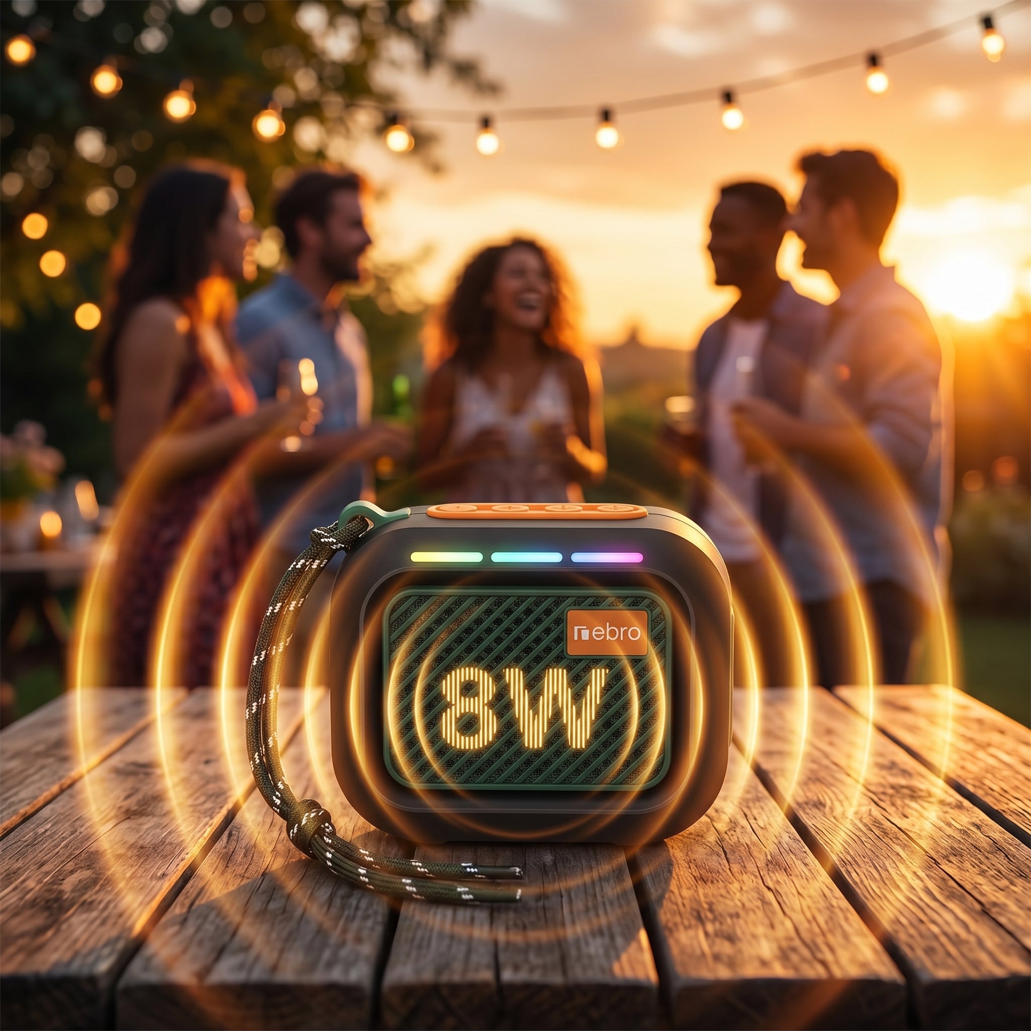 Bocina Bluetooth NEBRO WG184 Bluetooth 53 8W