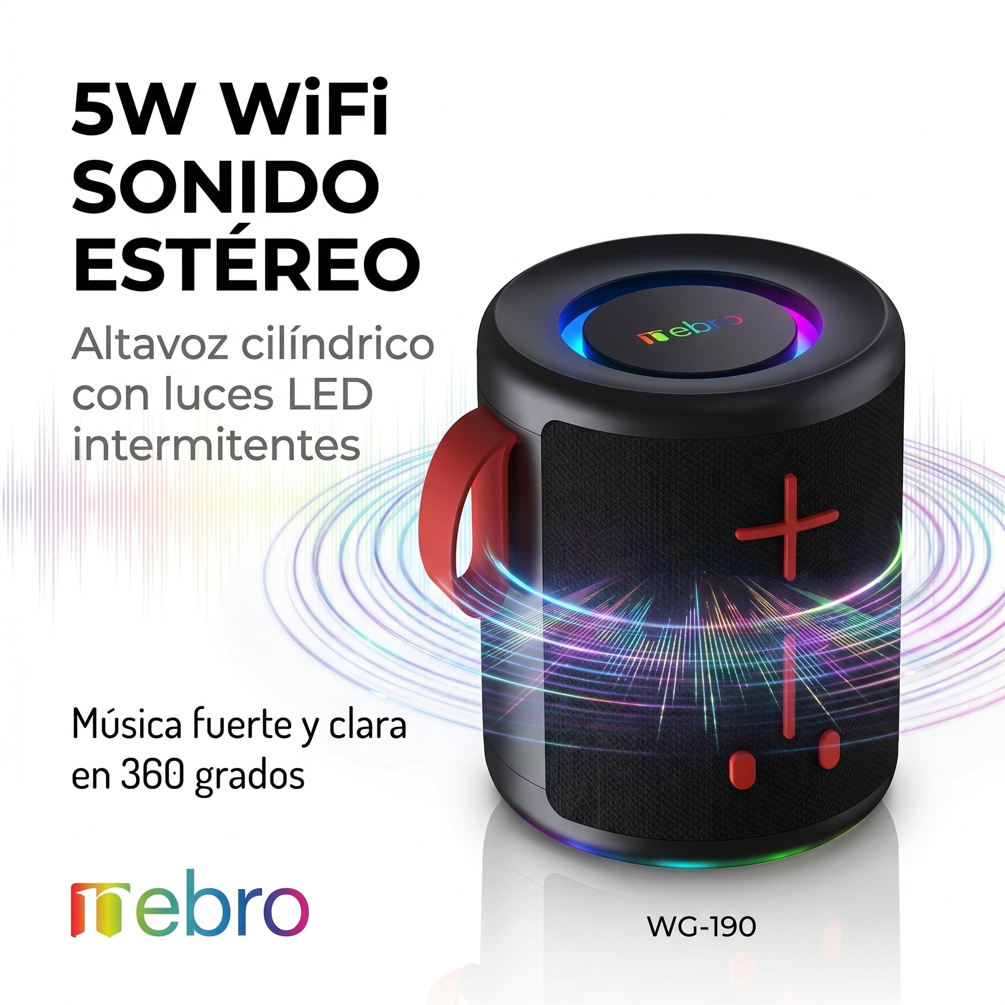 Bocina Bluetooth NEBRO WG190 Bluetooth 54 5W