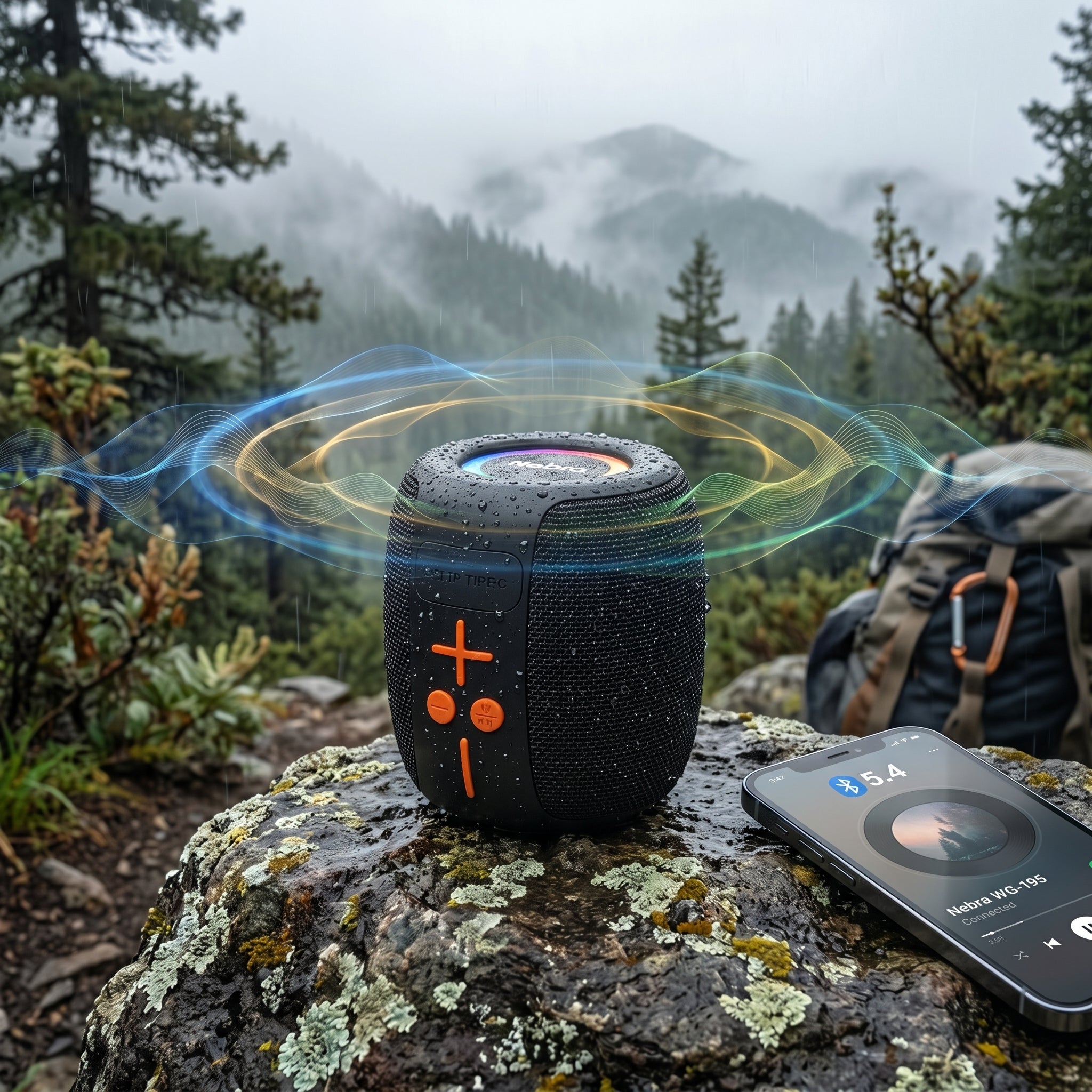 Bocina Bluetooth TWS NEBRO WG195 Bluetooth 54 8W IPX4
