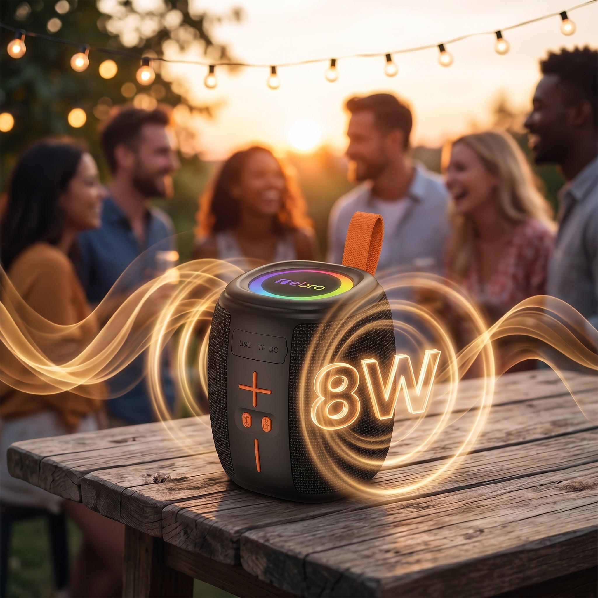 Bocina Bluetooth TWS NEBRO WG196 Bluetooth 53 8W