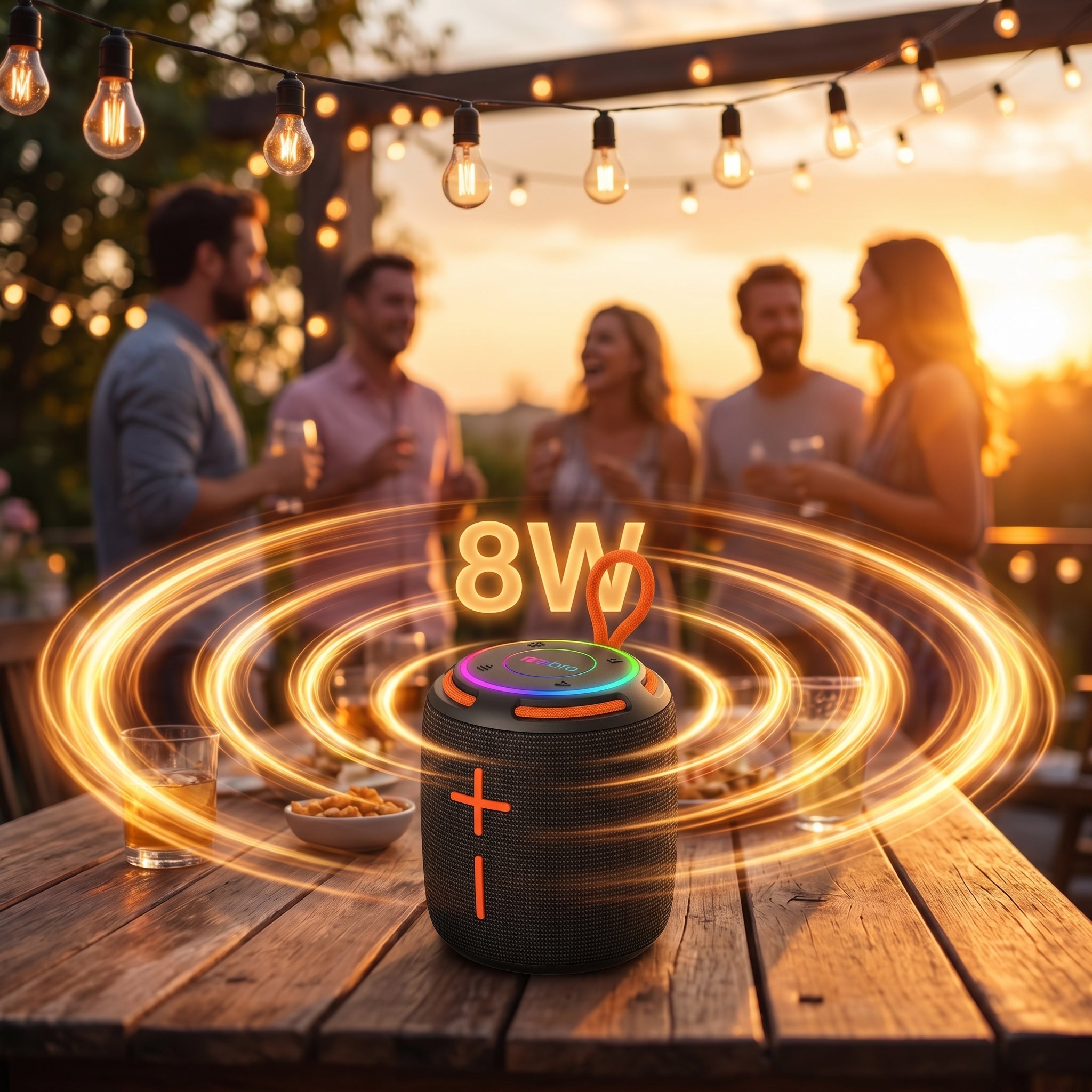 Bocina Bluetooth TWS NEBRO WG197 Bluetooth 53 8W