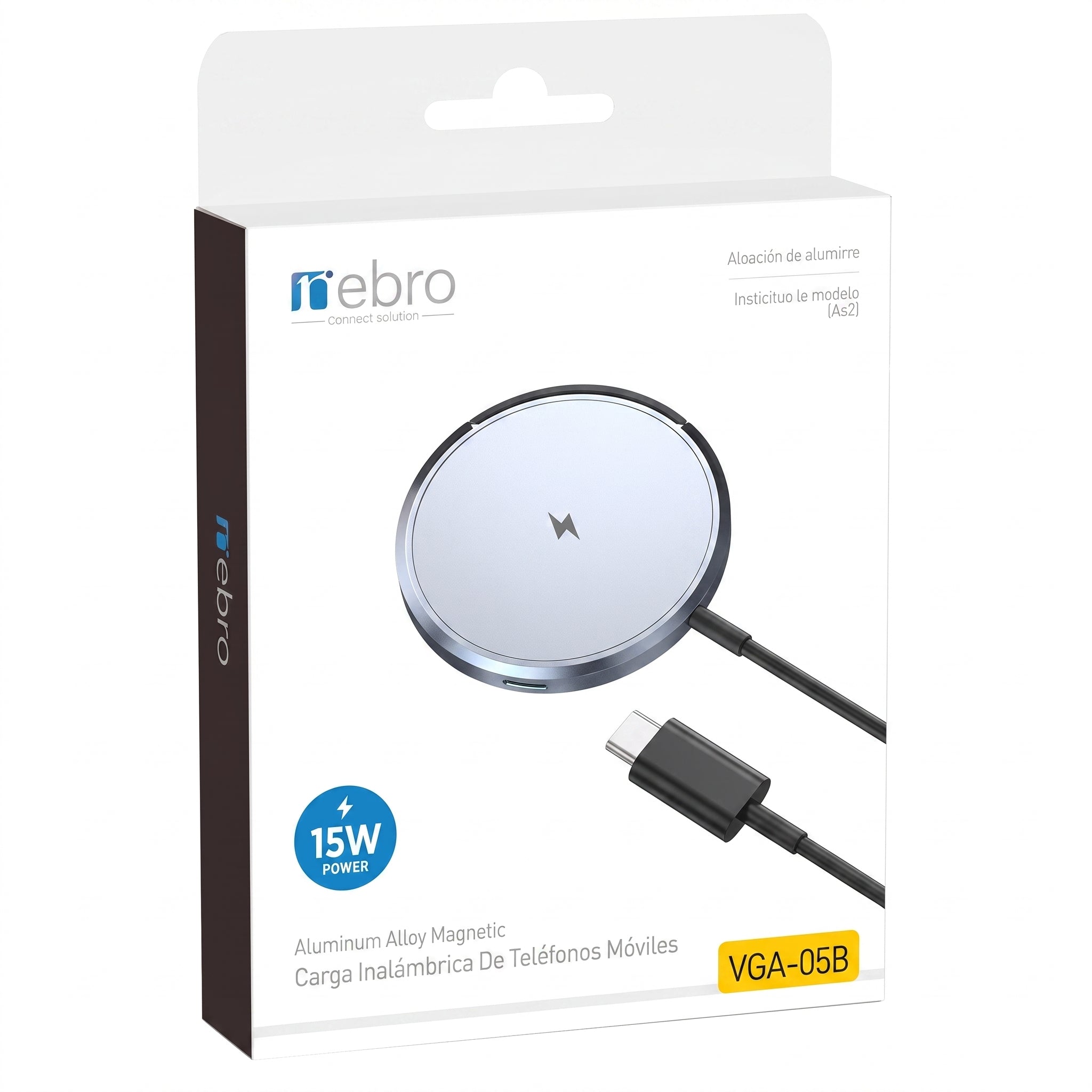 Cargador MagSafe Nebro VGA-058 15W magnético
