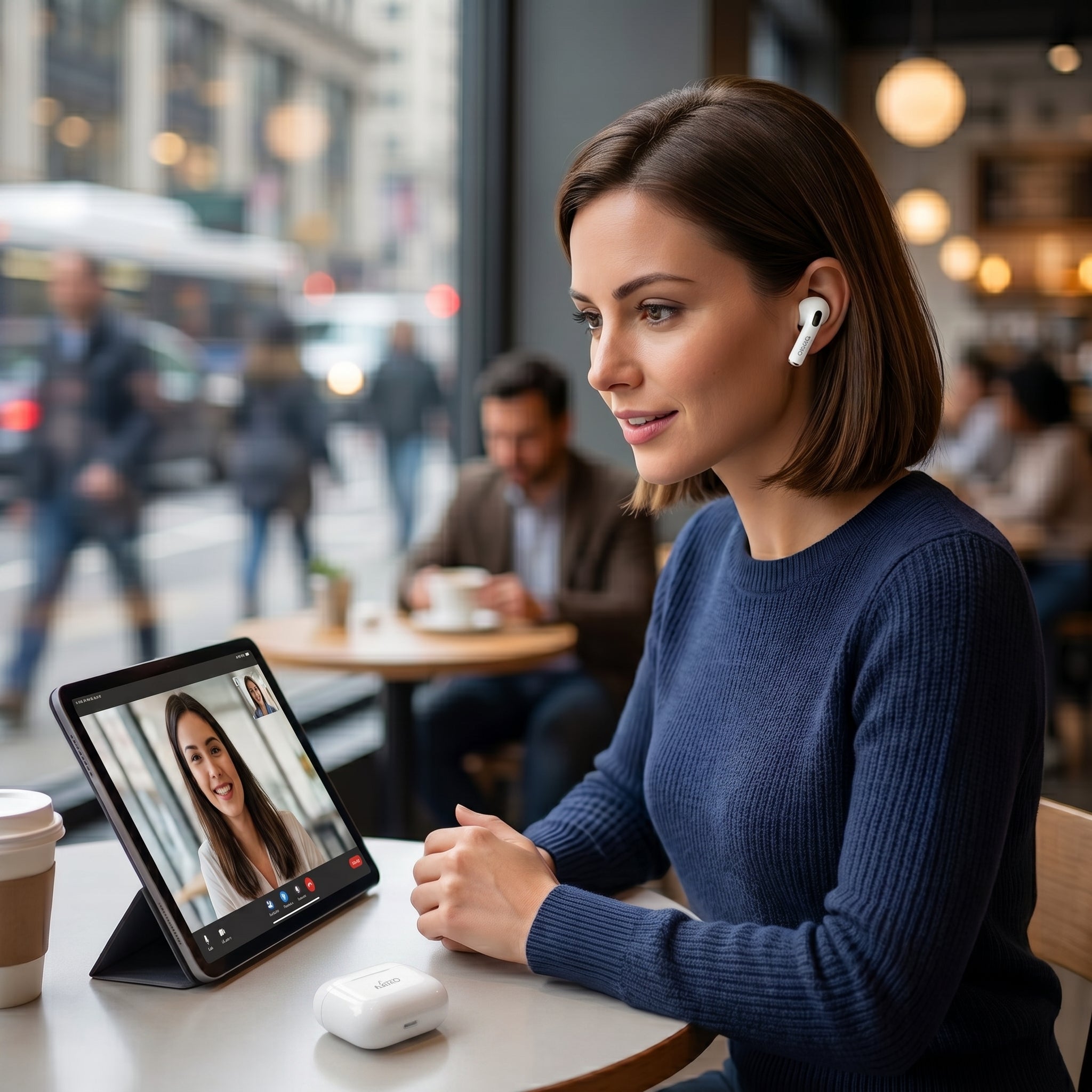 Audífonos Inalámbricos In Ear Nebro WE-013 Bluetooth Sonido Estéreo Control Táctil