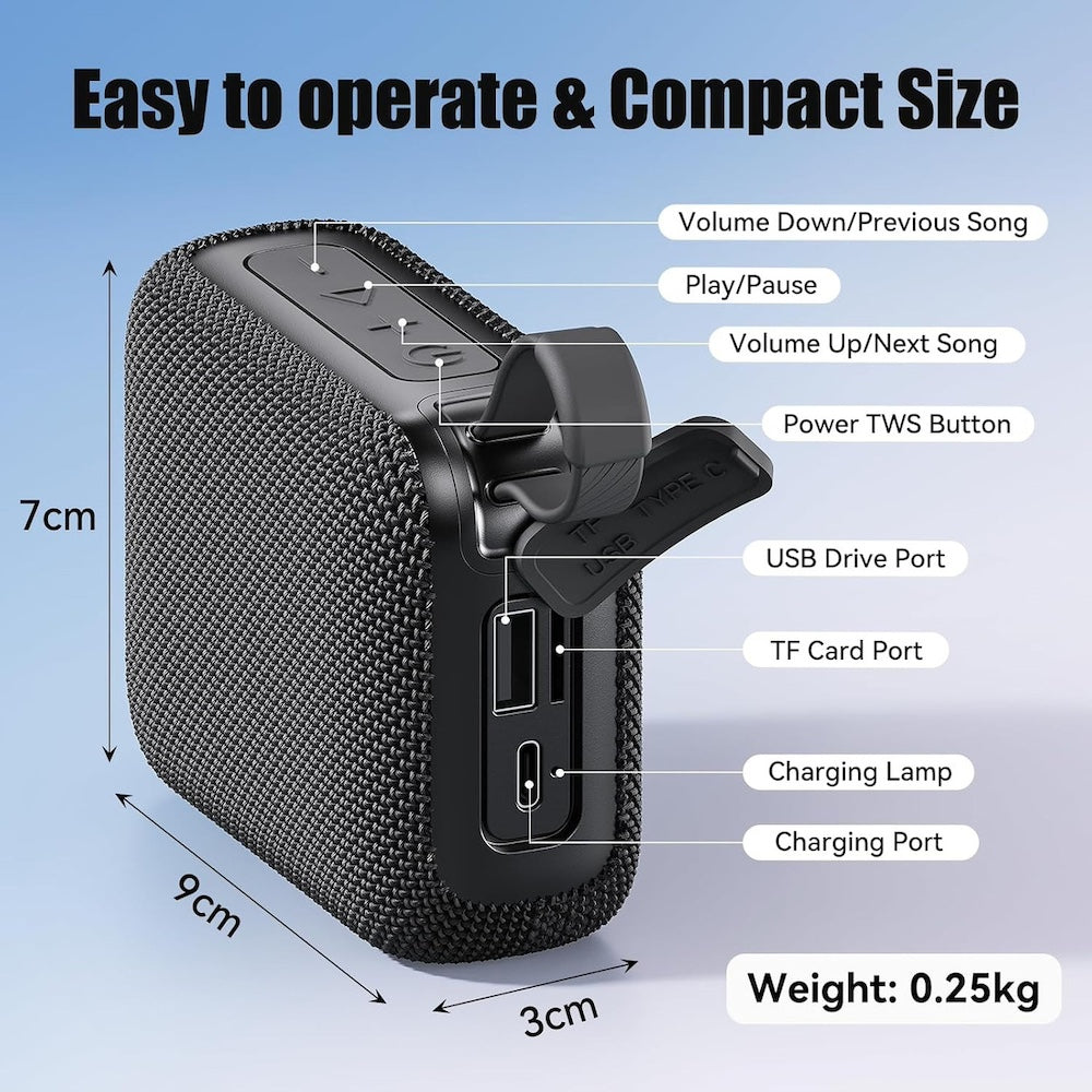 Bocina Bluetooth NEBRO WG131 Bluetooth 53 5W